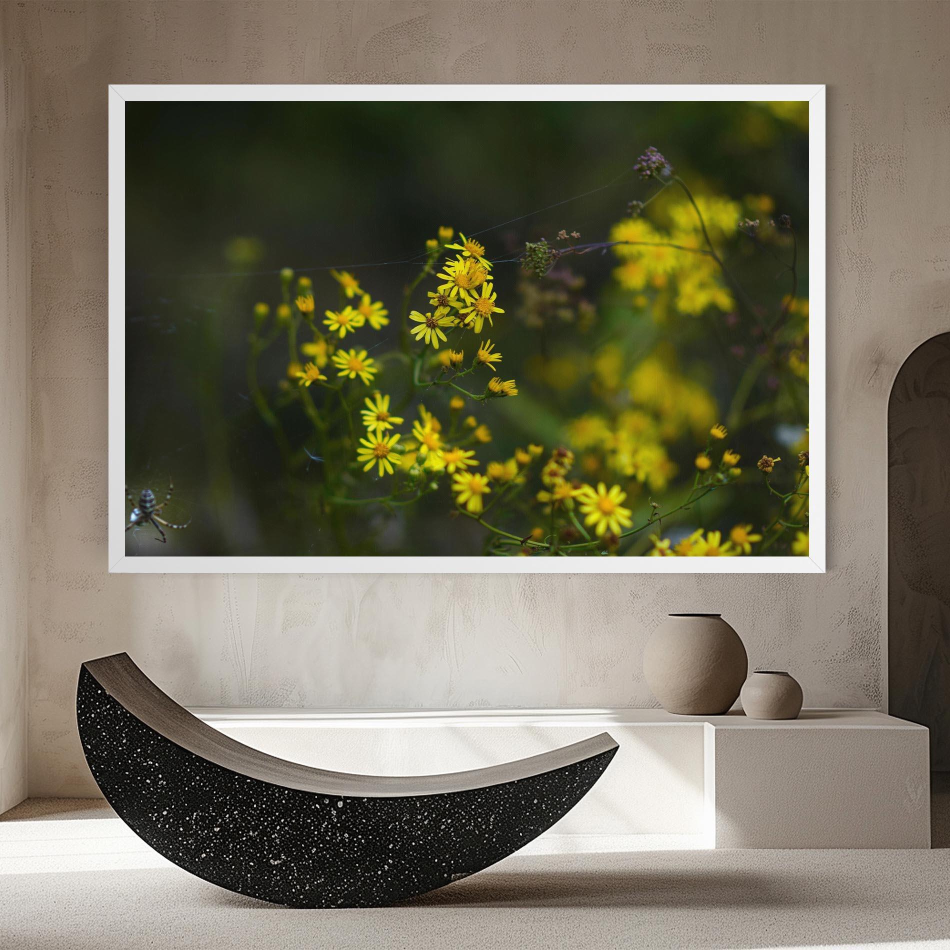 Leinwandbild Small Wild Flowers mockup 8