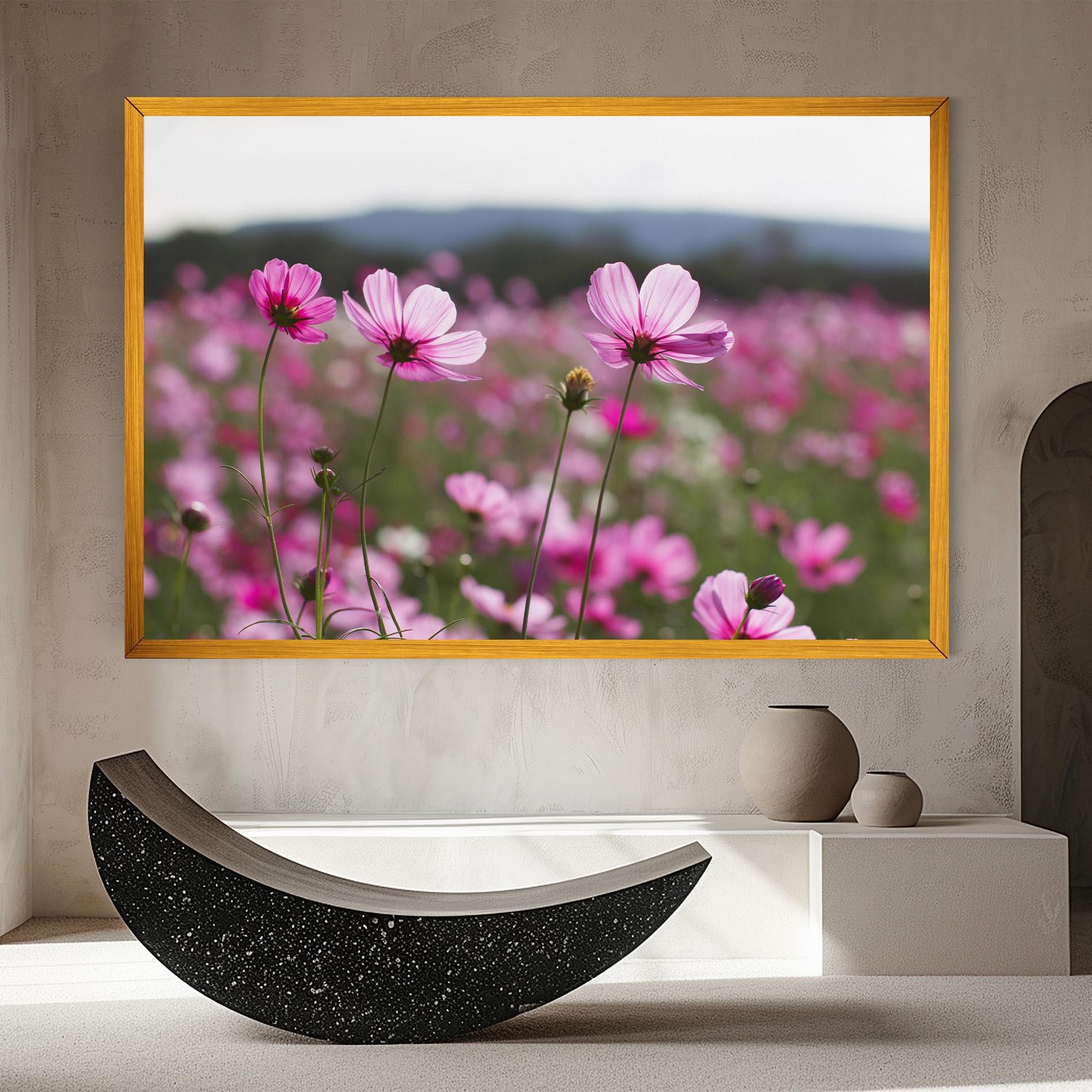 Leinwandbild Cosmos Flower mockup 8