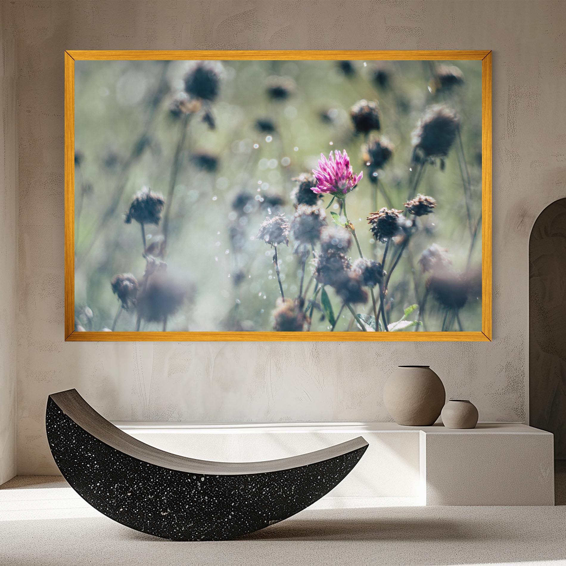 Leinwandbild Dreamy Purple Flower mockup 8