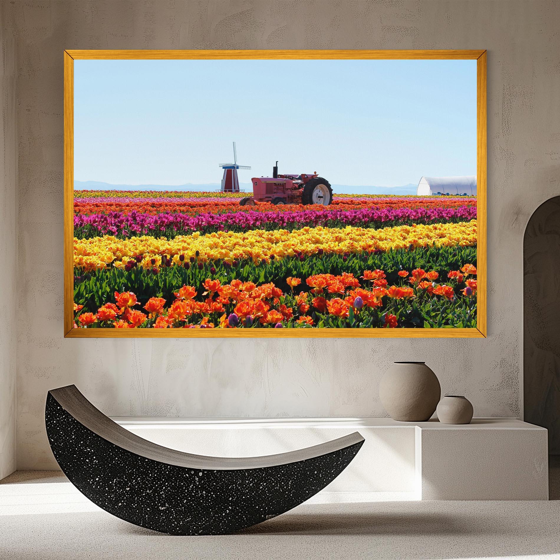 Leinwandbild Working Wild Field mockup 8