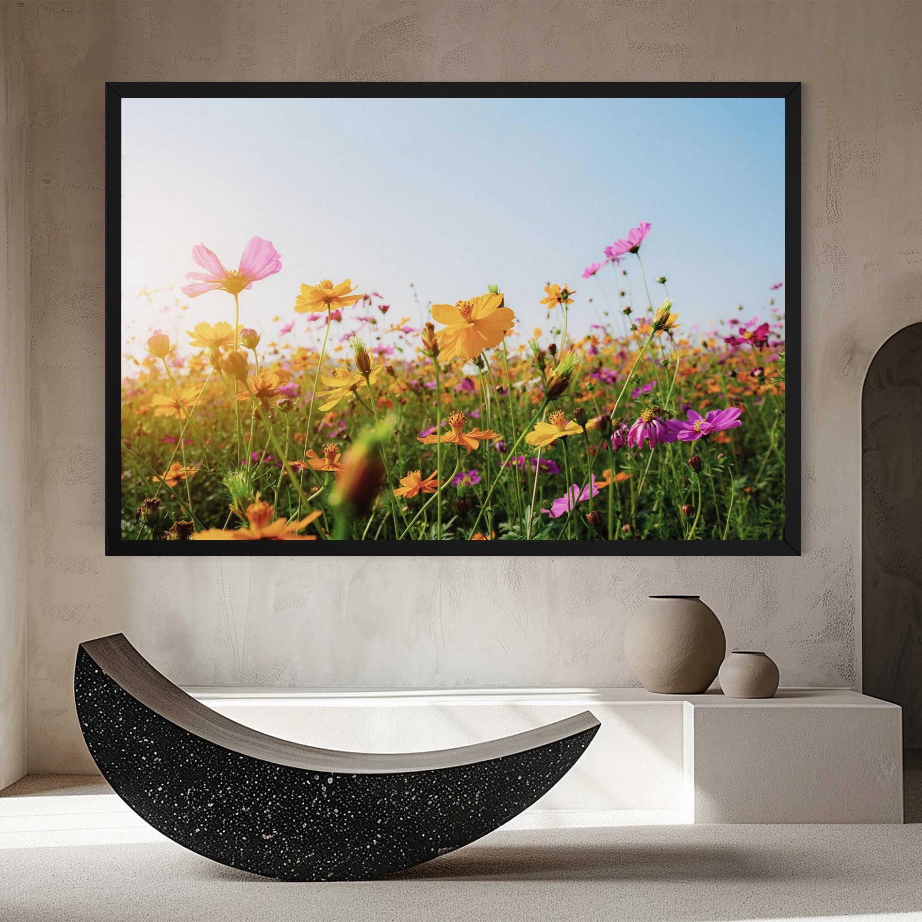 Cosmos Field Sunset mockup 8