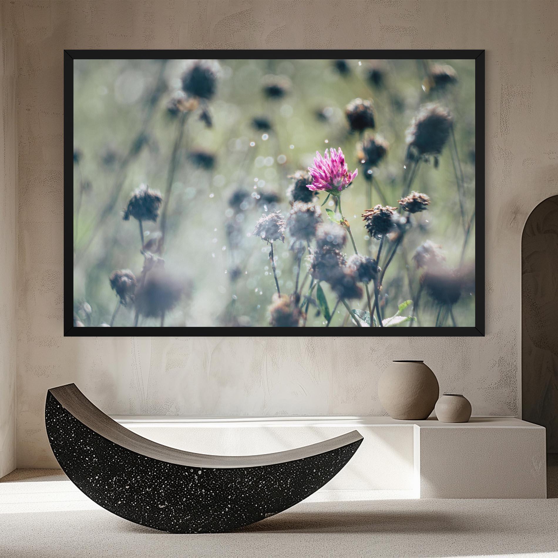 Leinwandbild Dreamy Purple Flower mockup 8