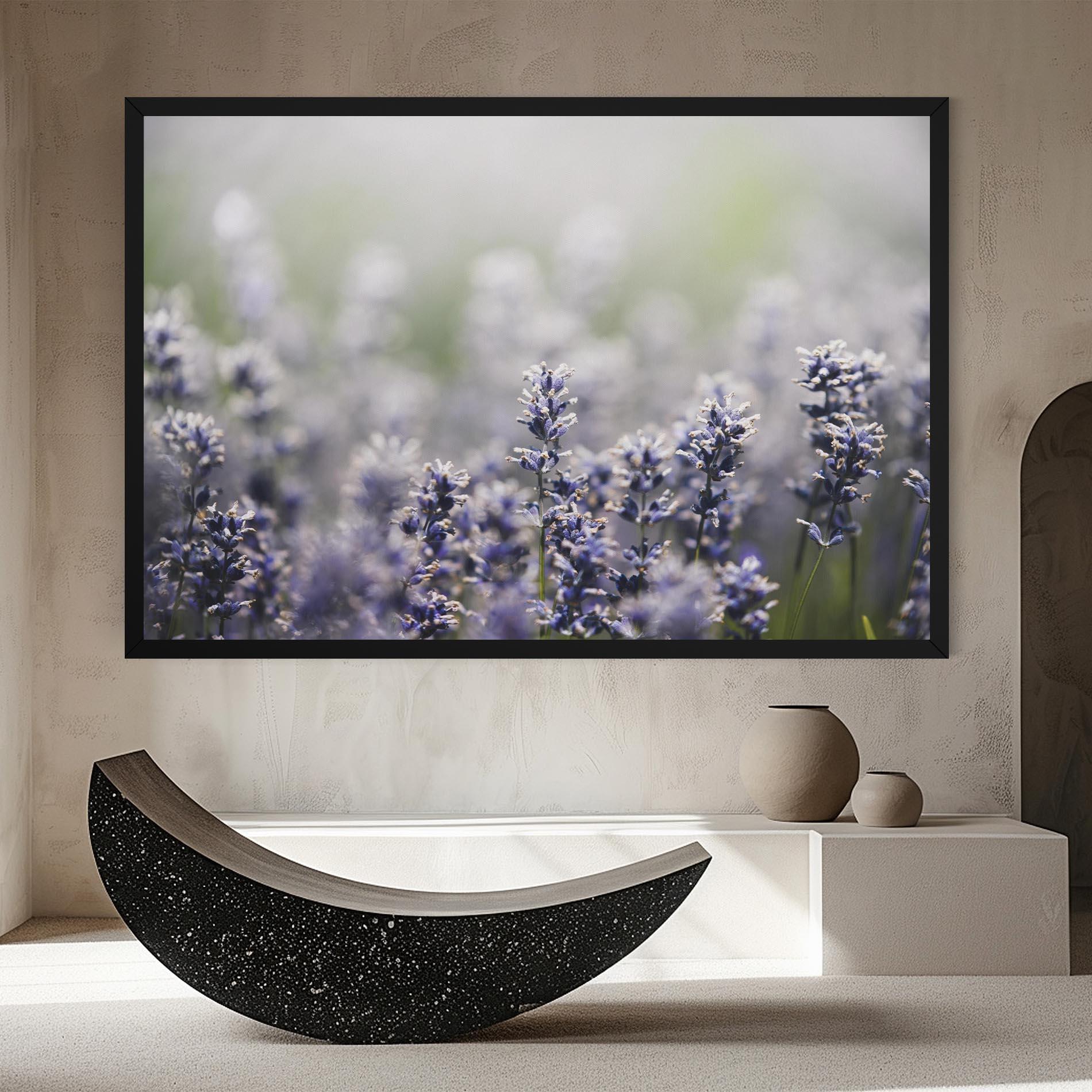 Leinwandbild White Purple Wild mockup 8