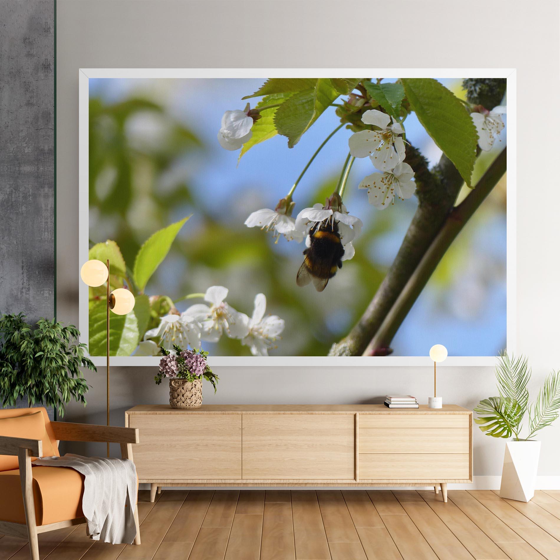 Leinwandbild Bee Wild Tree mockup 9