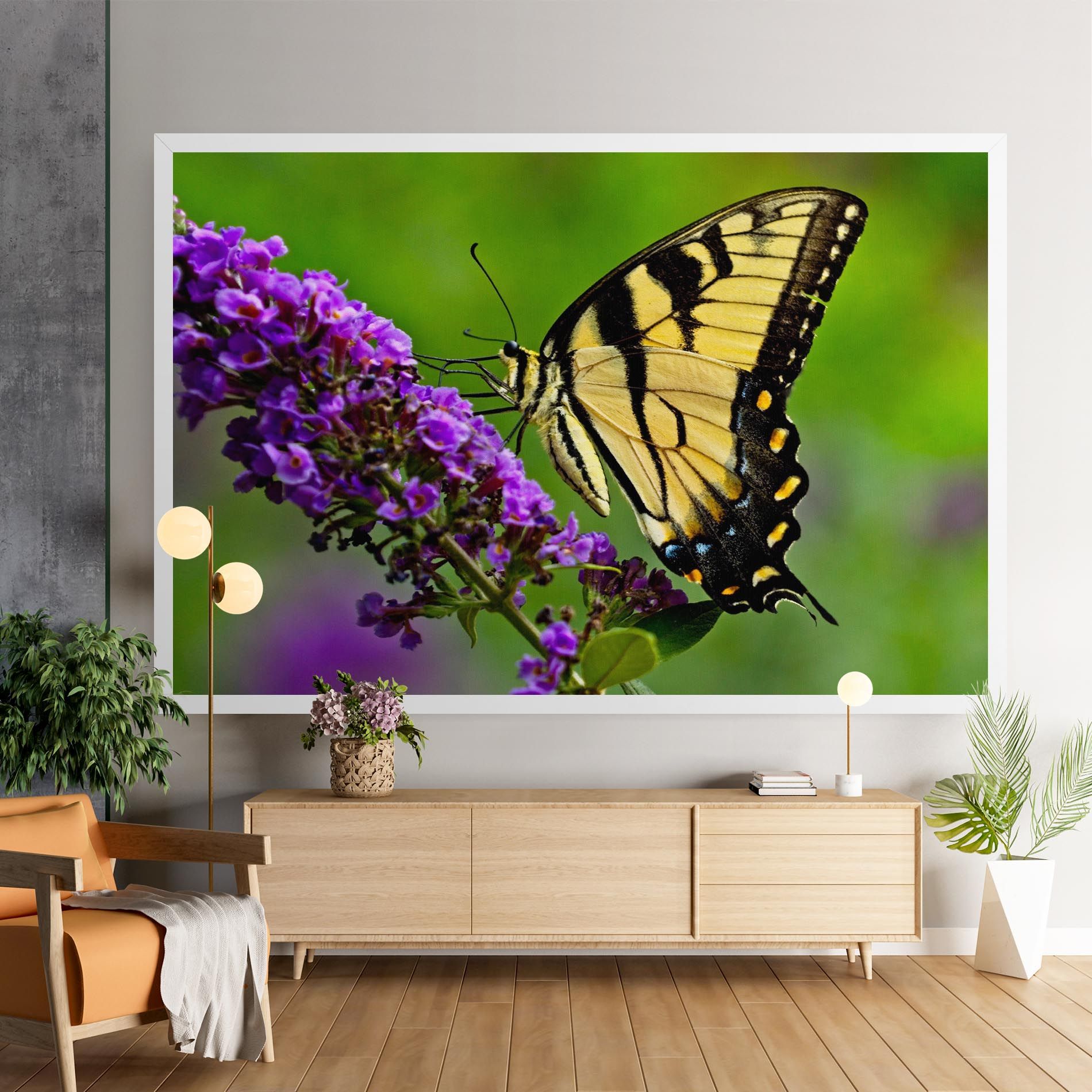 Cream Wild Butterfly mockup 9