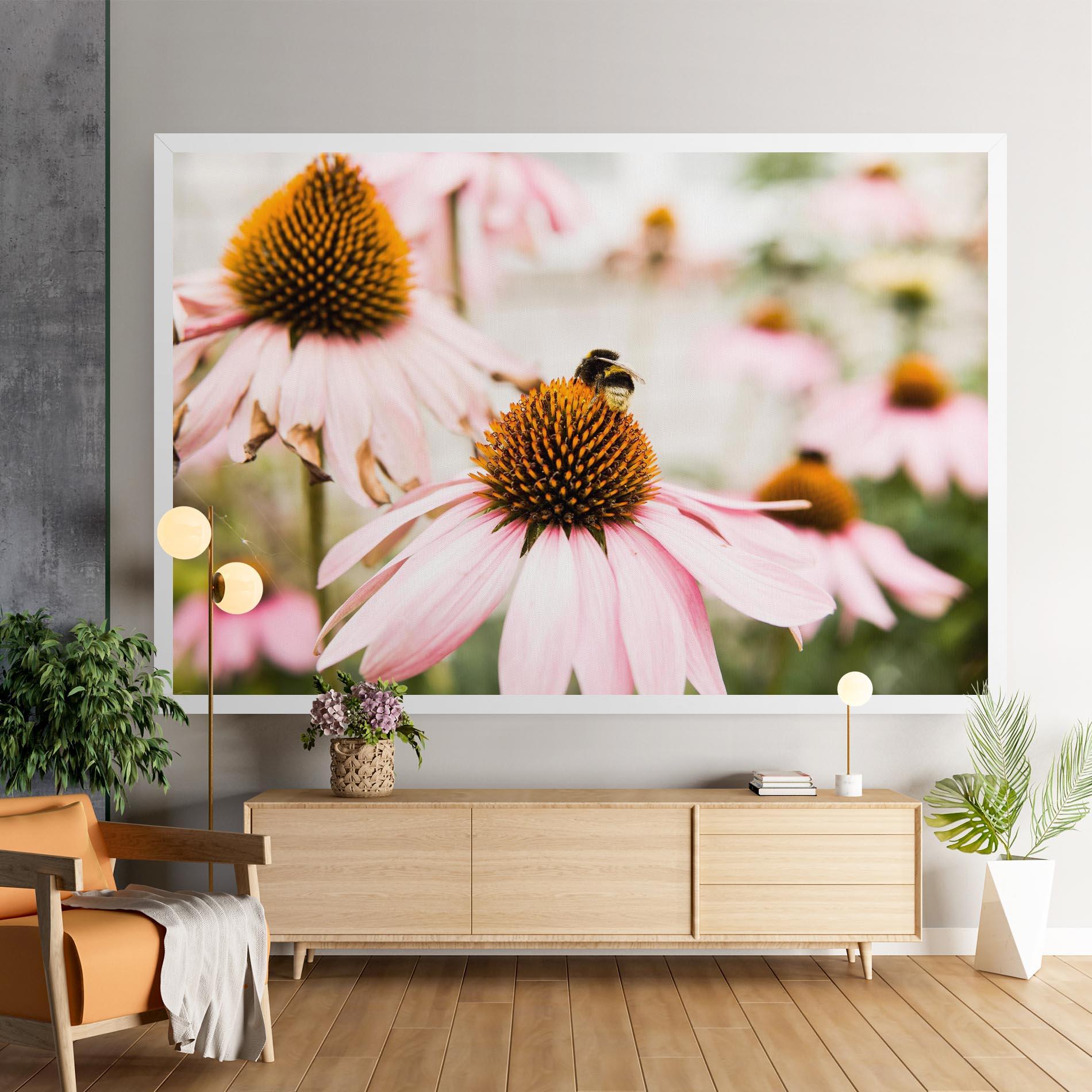 Leinwandbild Daylight Flower mockup 9