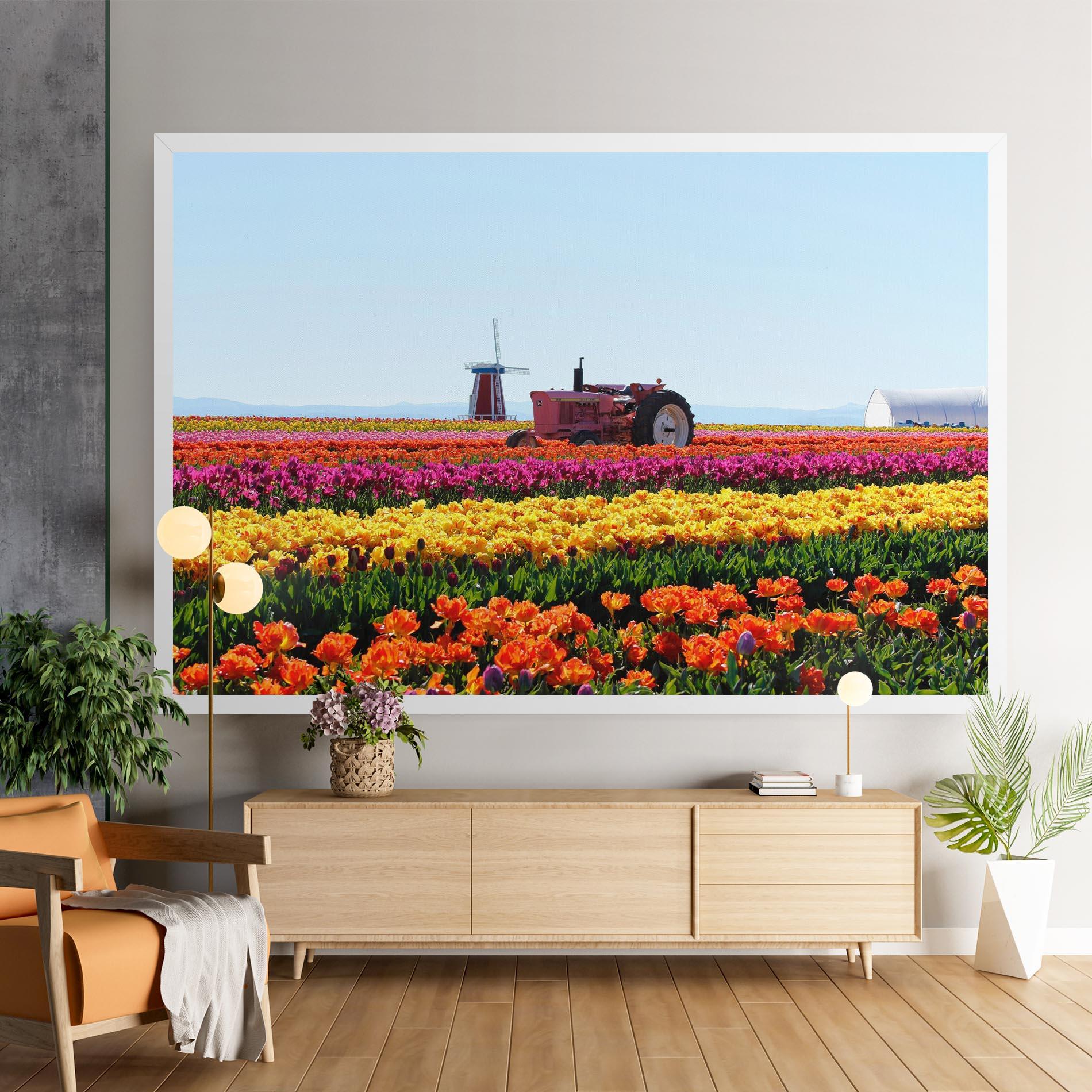 Leinwandbild Working Wild Field mockup 9