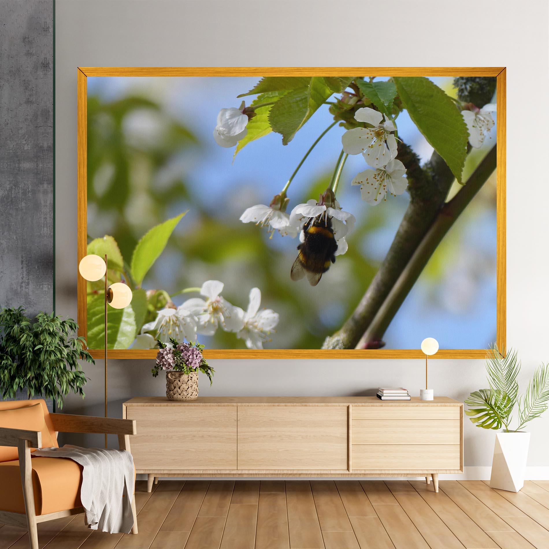 Leinwandbild Bee Wild Tree mockup 9