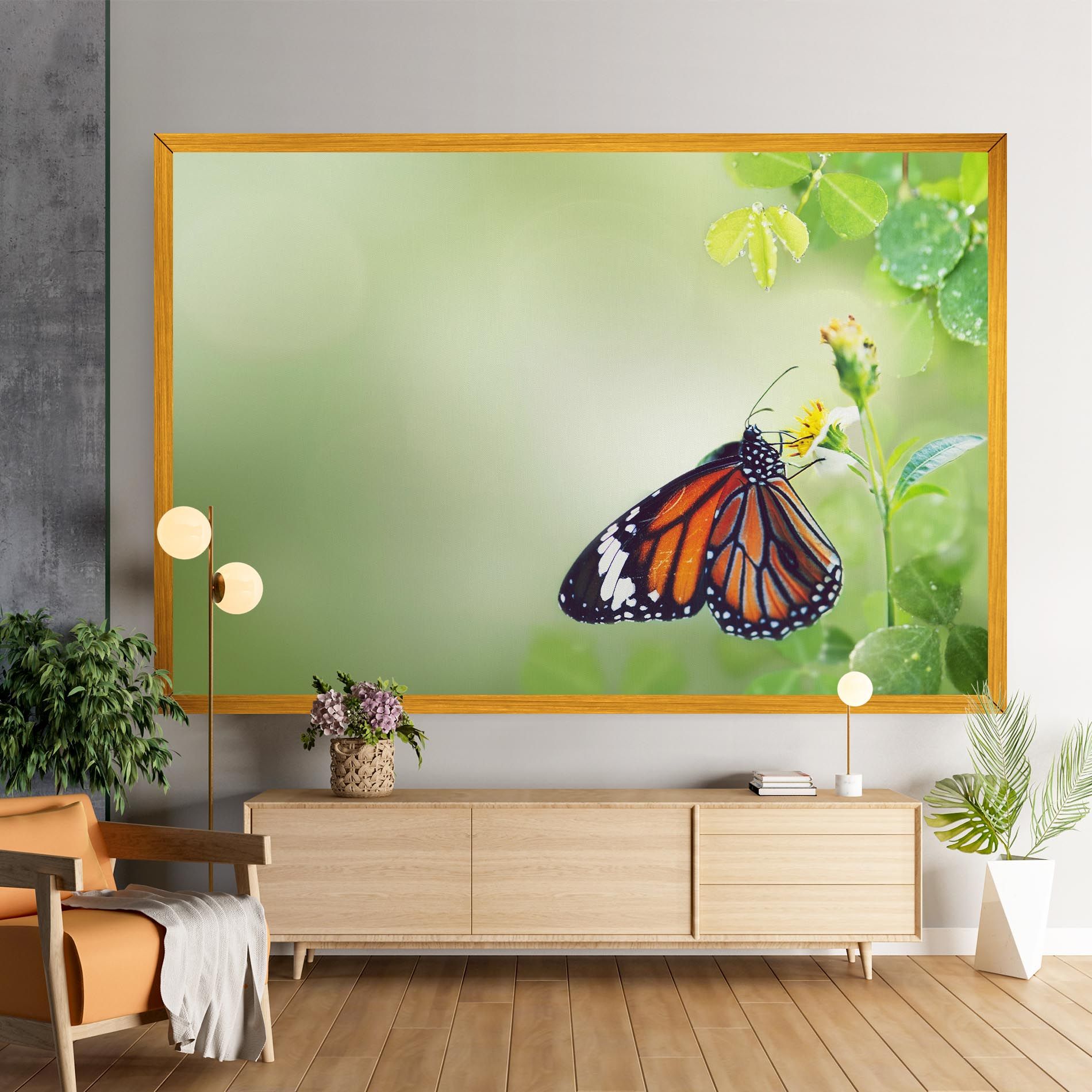 Butterfly Wild Plant mockup 9