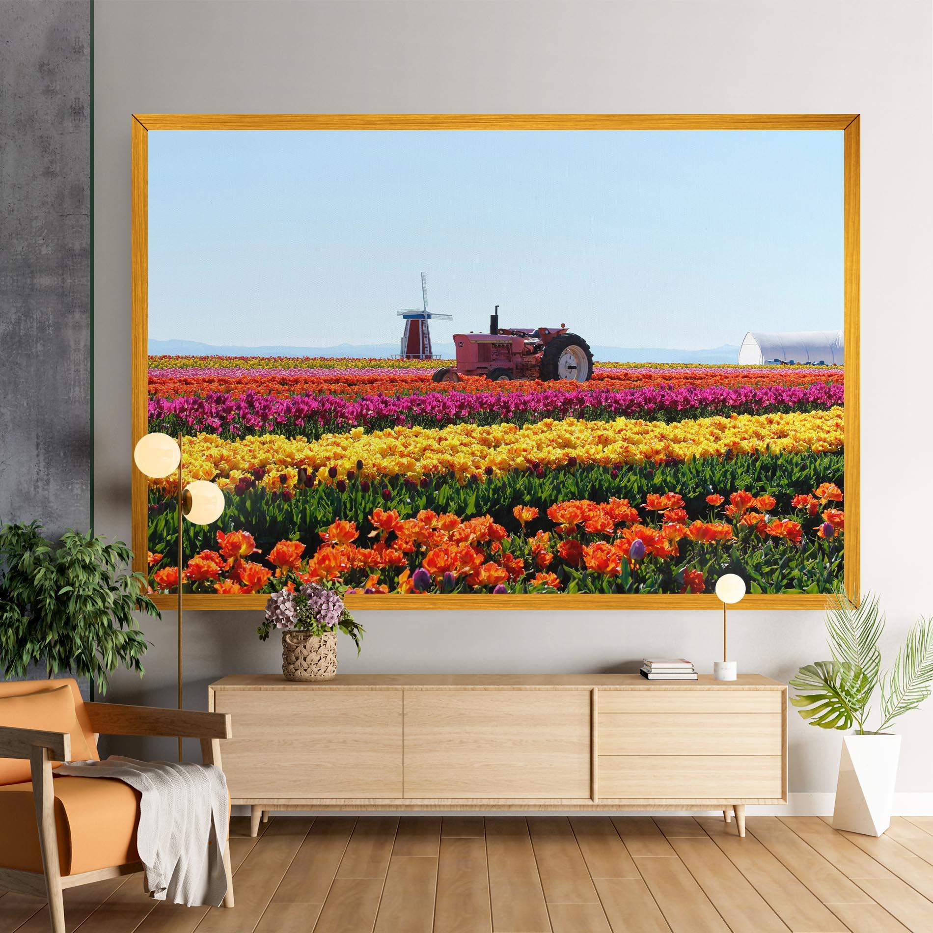 Leinwandbild Working Wild Field mockup 9