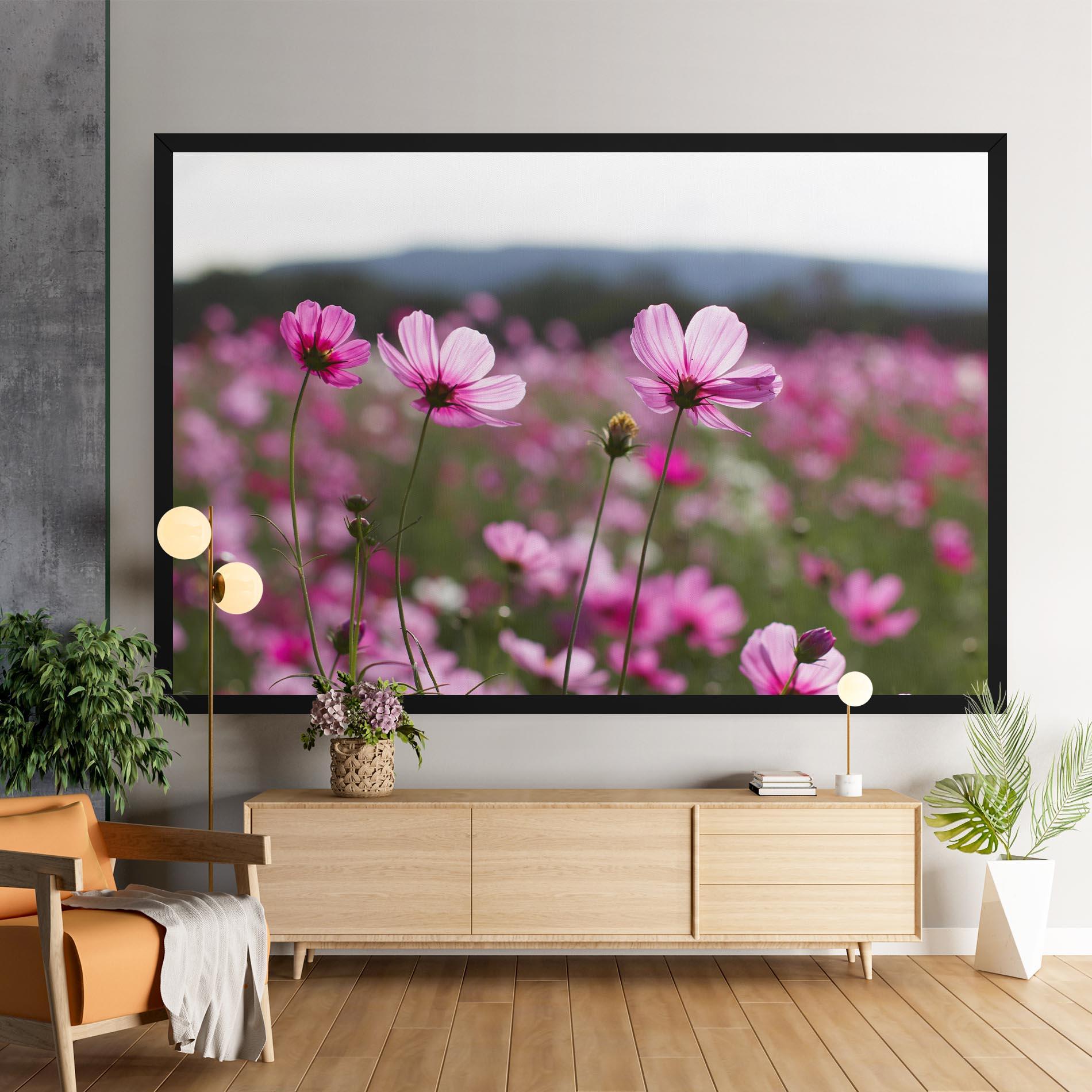 Leinwandbild Cosmos Flower mockup 9