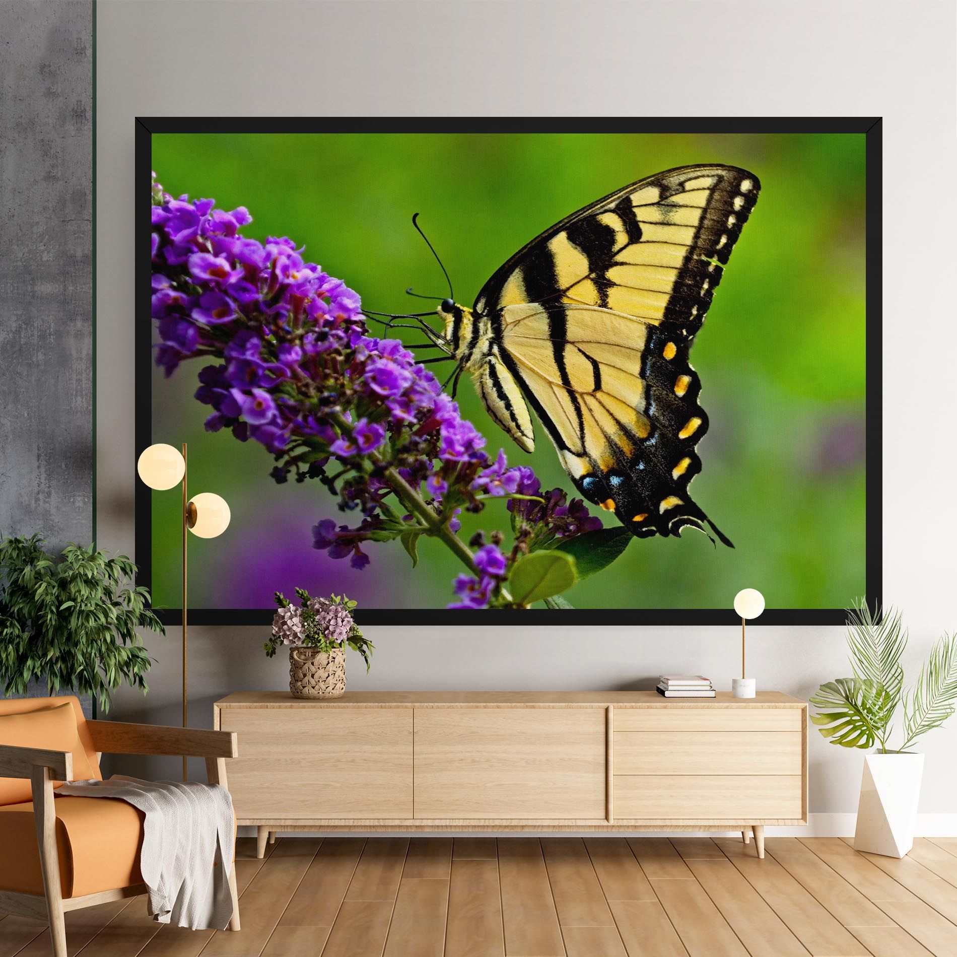 Cream Wild Butterfly mockup 9