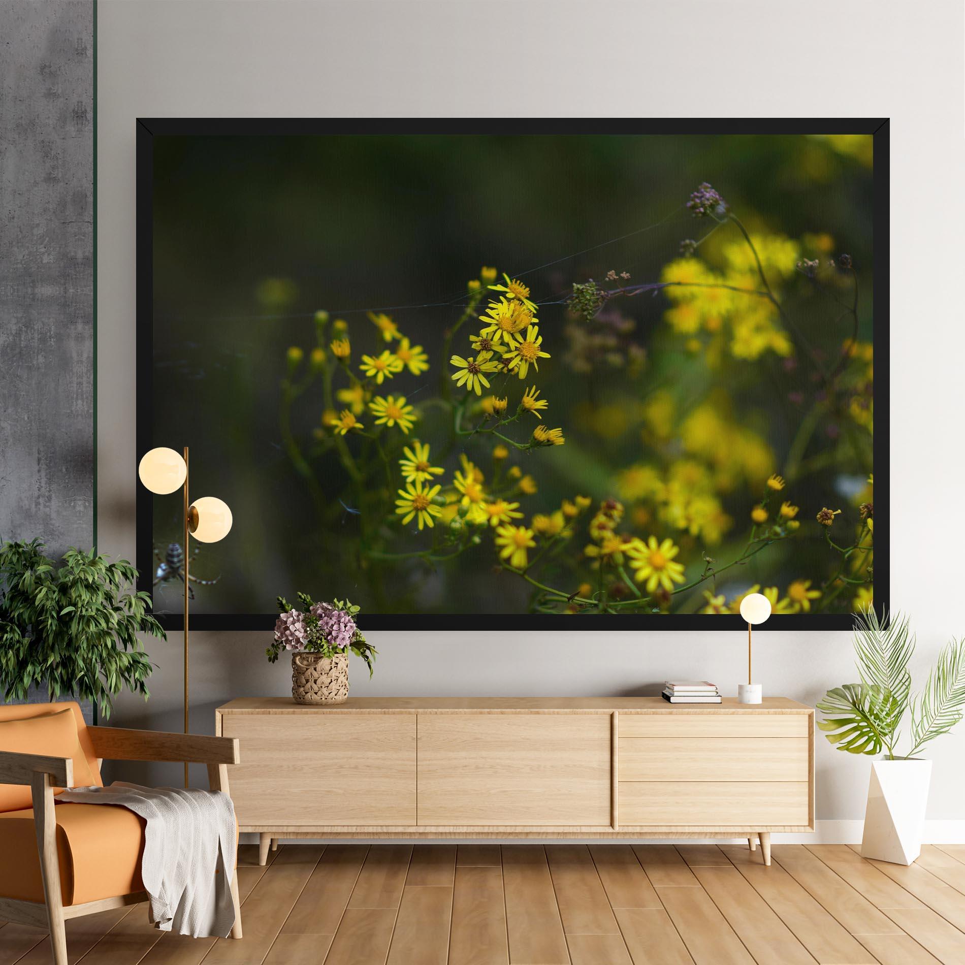 Leinwandbild Small Wild Flowers mockup 9