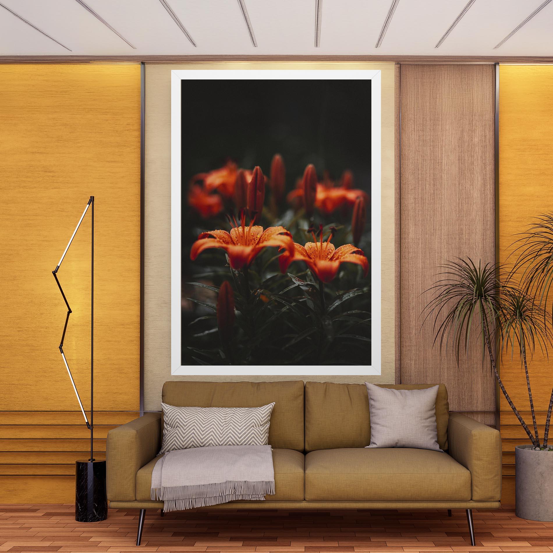 Leinwandbild Dreamy Wild Flower mockup 9