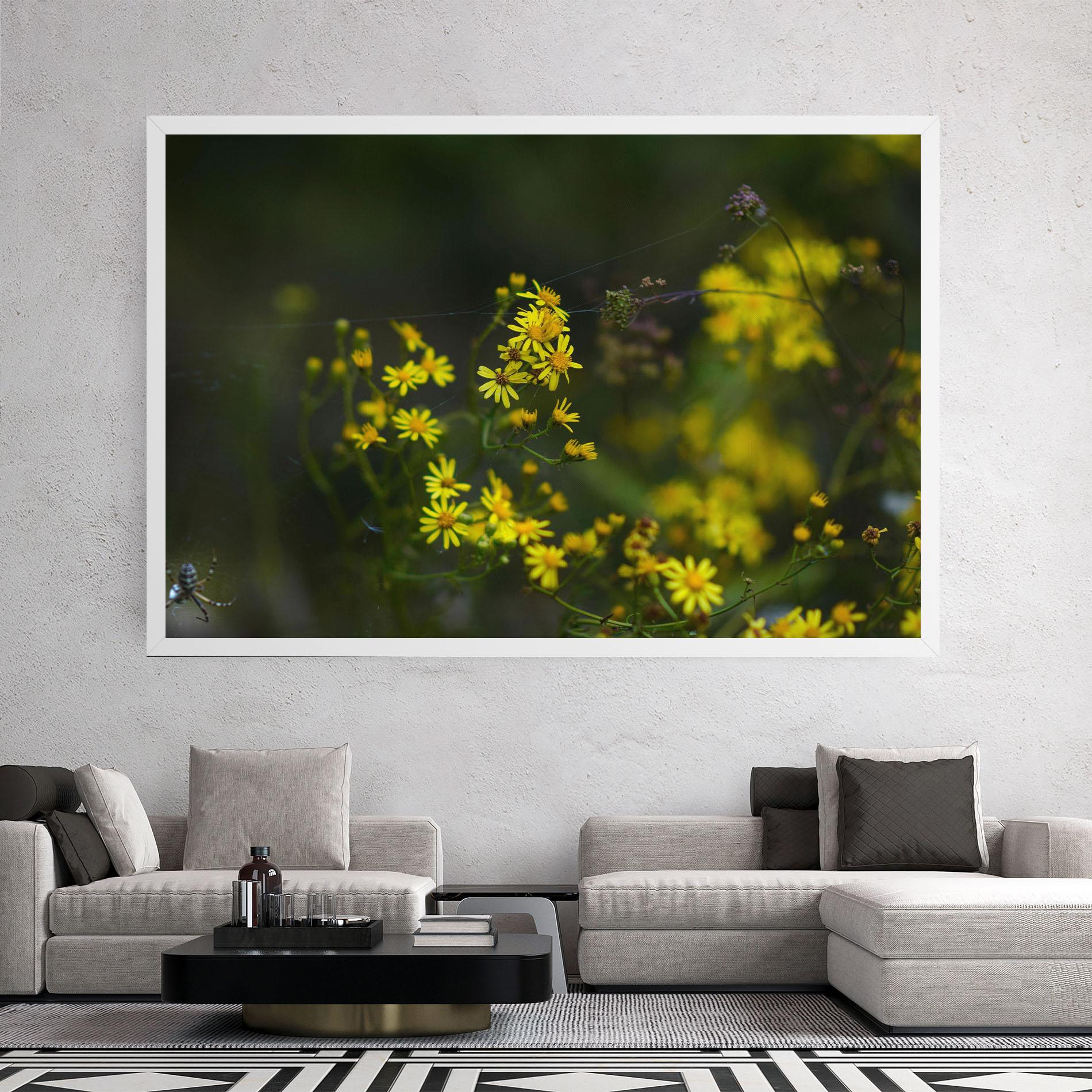 Leinwandbild Small Wild Flowers mockup 2