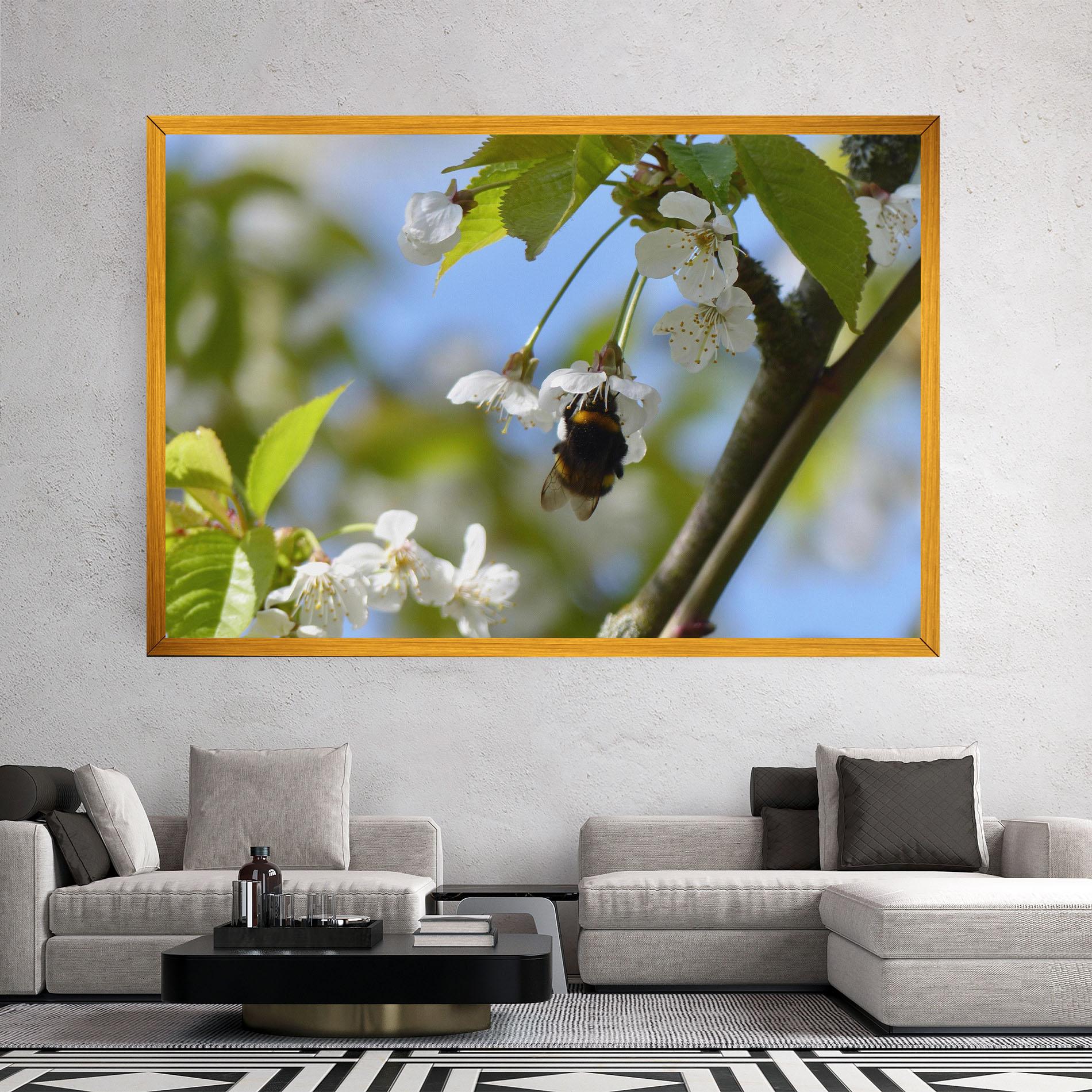 Leinwandbild Bee Wild Tree mockup 2