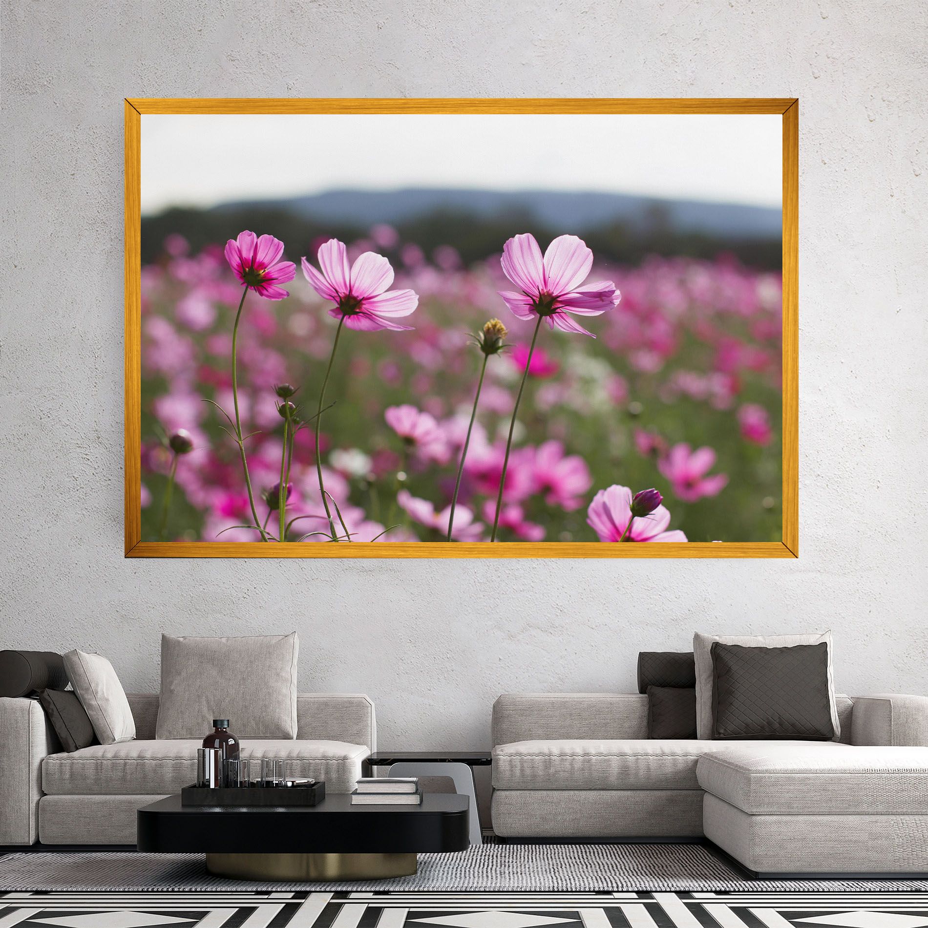 Cosmos Flower mockup 2
