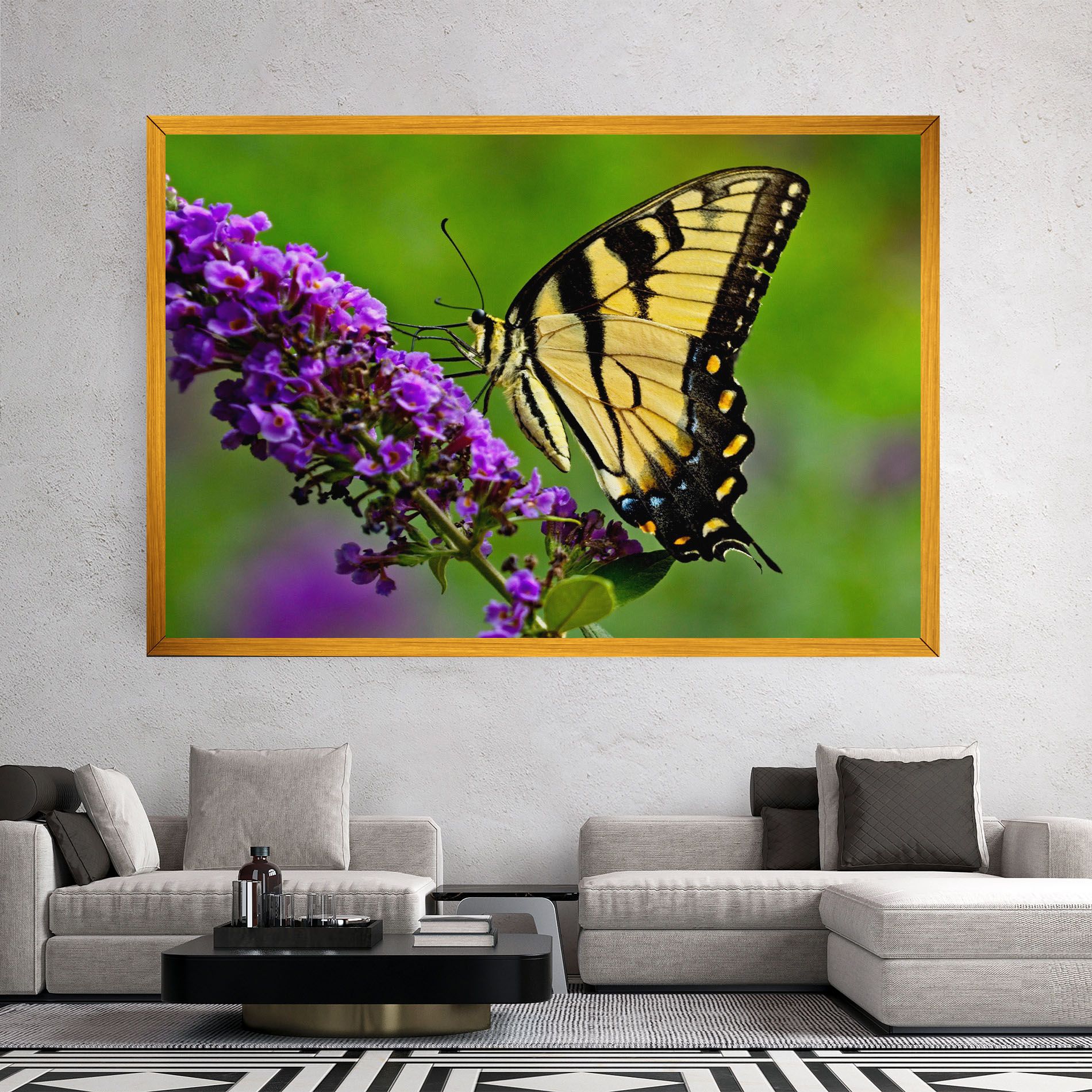 Cream Wild Butterfly mockup 2