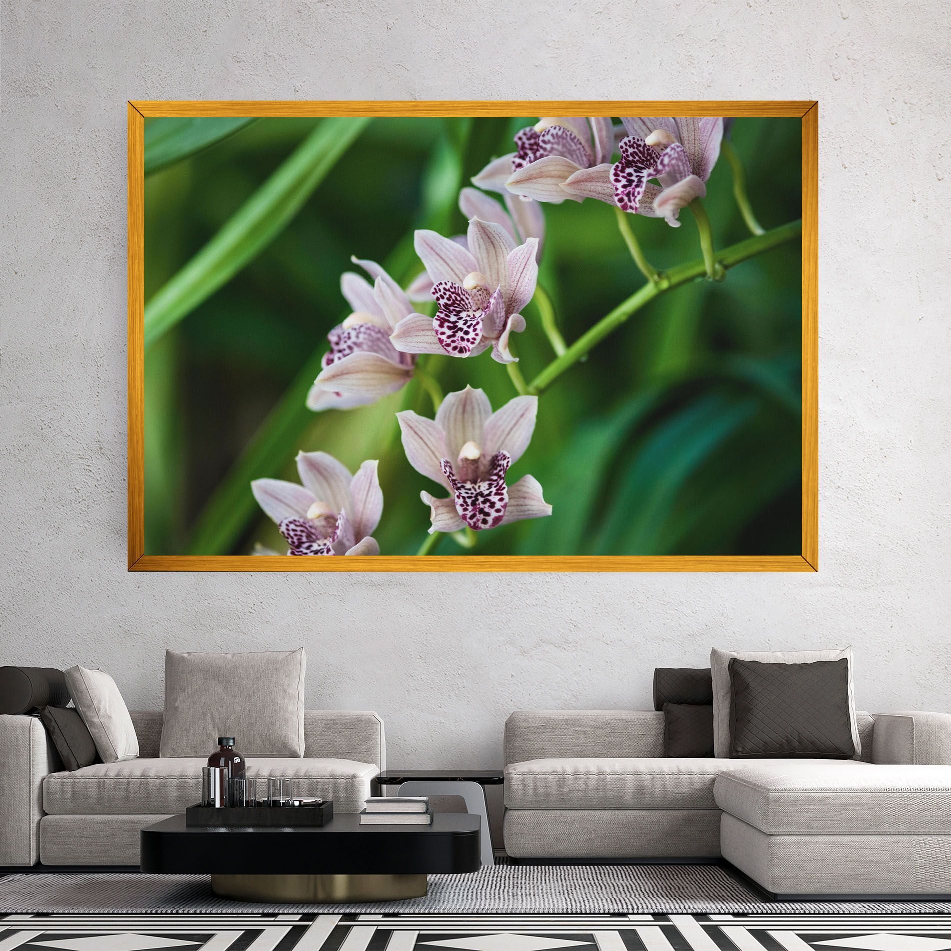 Cymbidium Orchid mockup 2