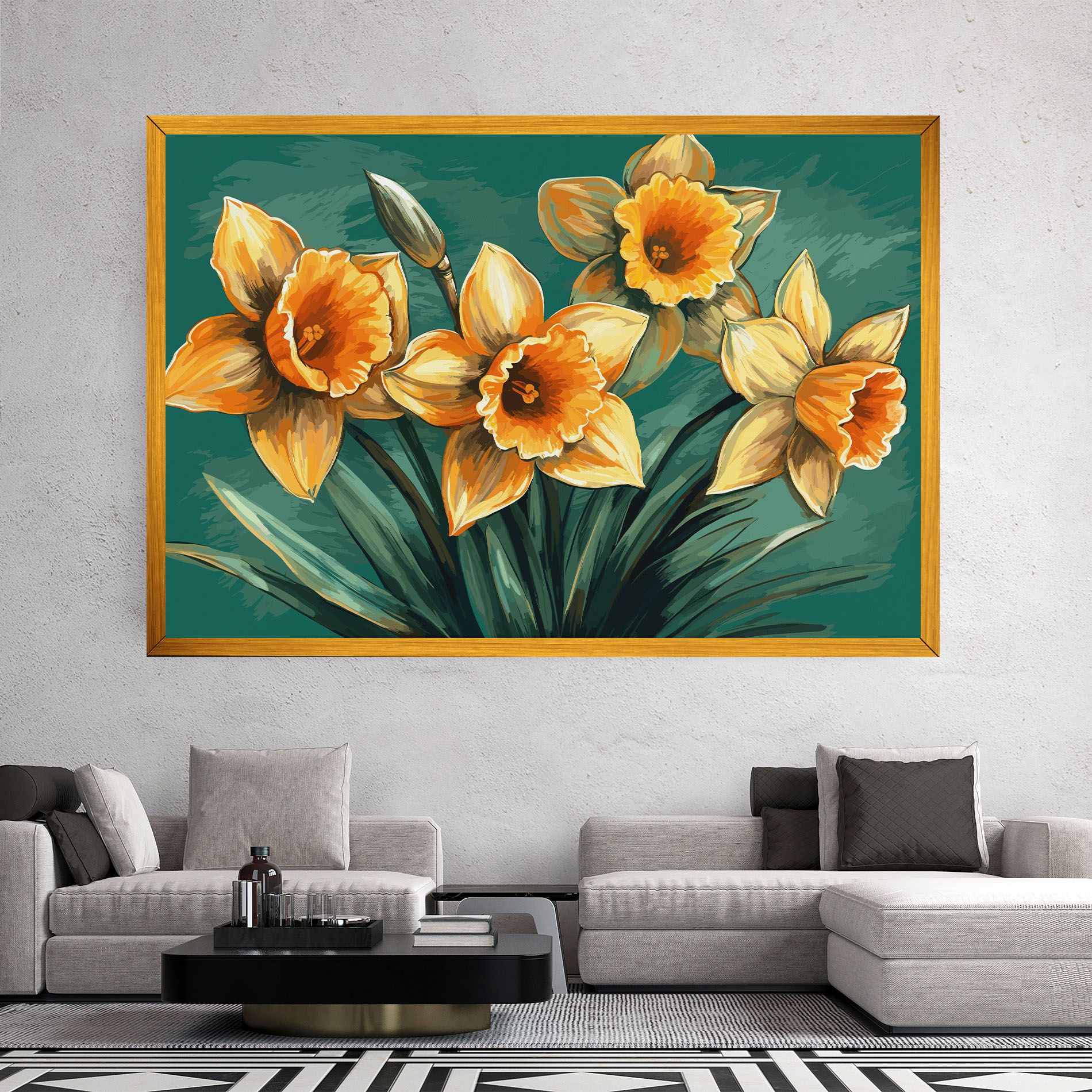 Yellow Wild Flower mockup 2