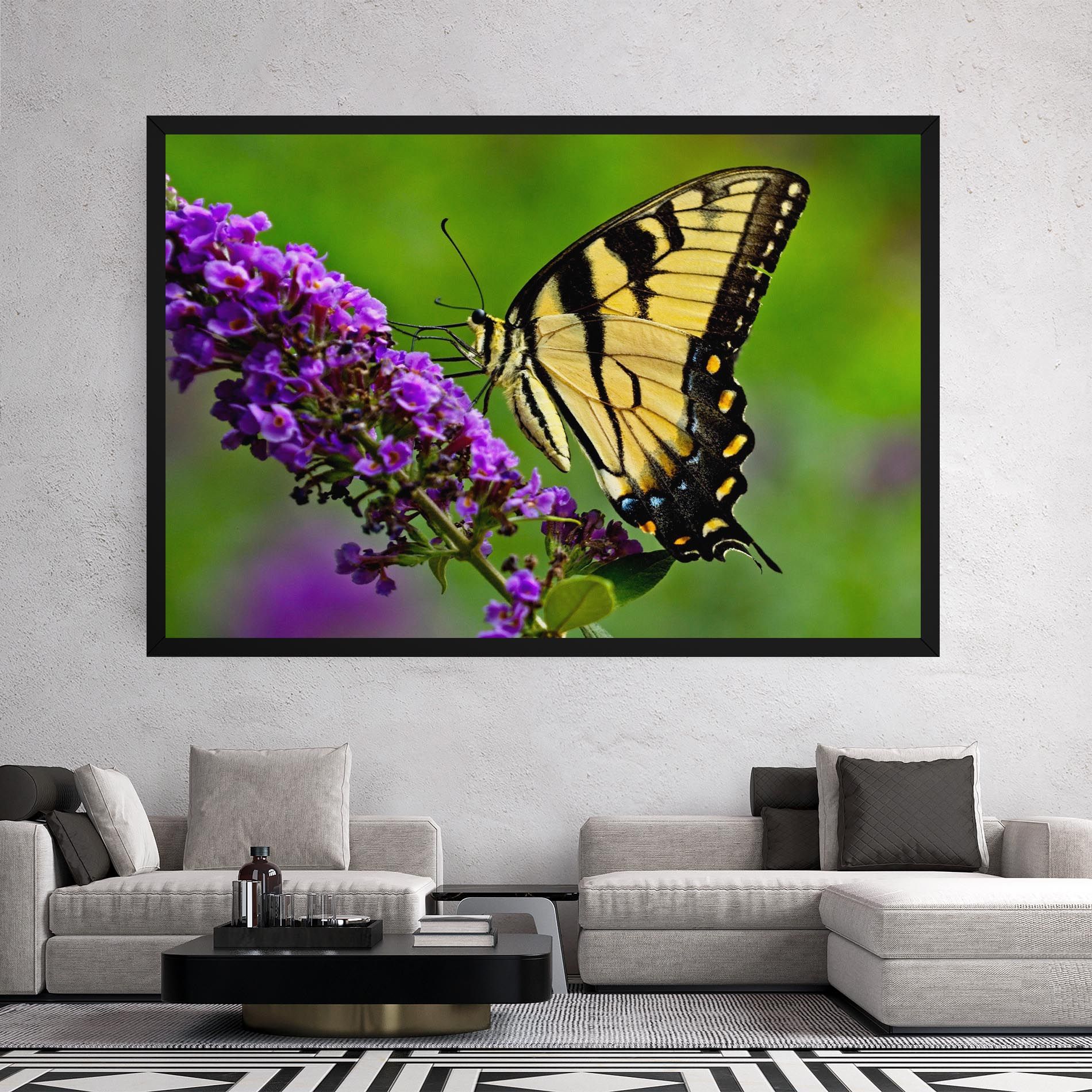 Cream Wild Butterfly mockup 2