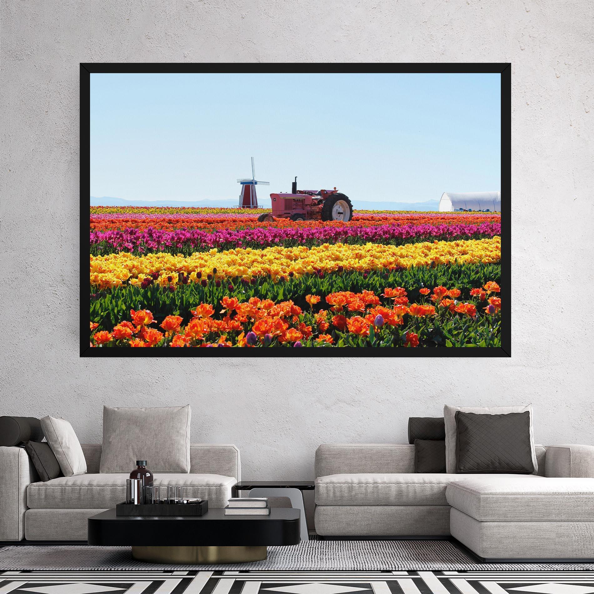 Leinwandbild Working Wild Field mockup 2