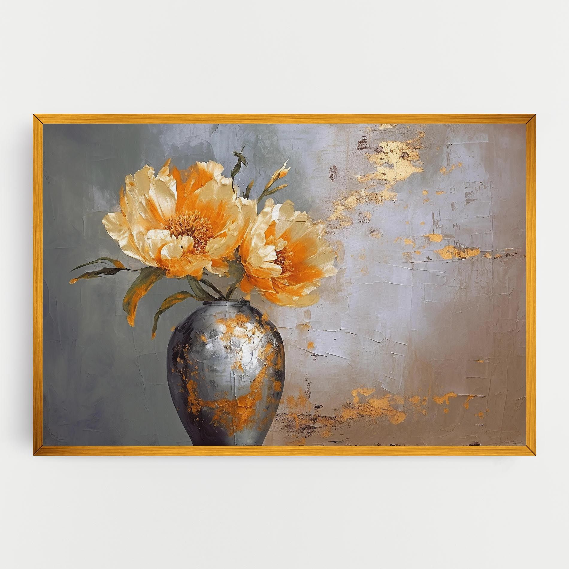 Grey Painting Vase mockup 0