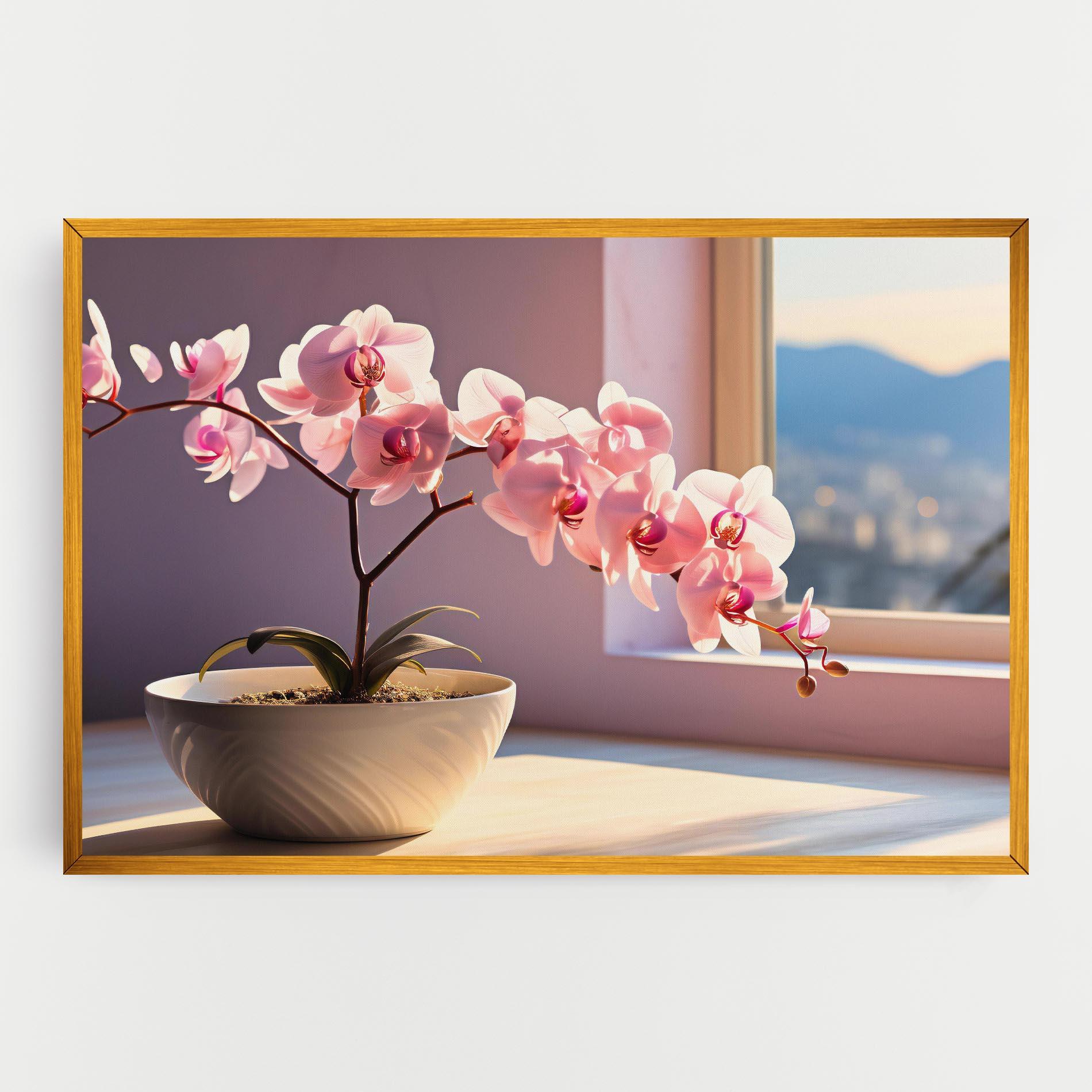 Leinwandbild Window Vase mockup 0