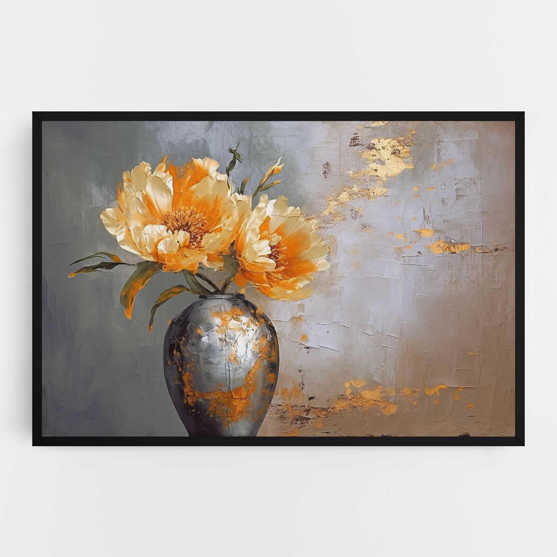 Grey Painting Vase mockup 0