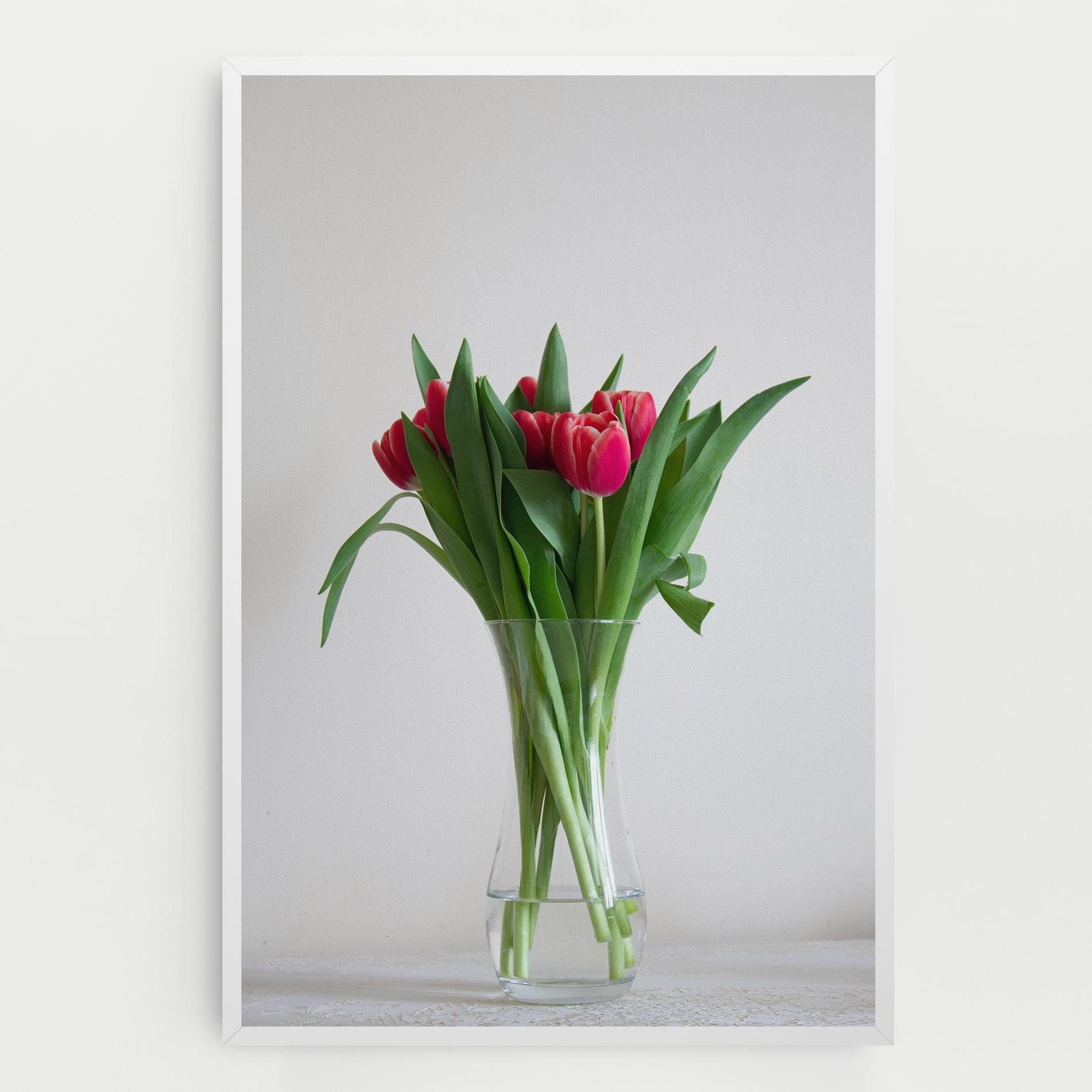 Pretty Tulips Vase mockup 0