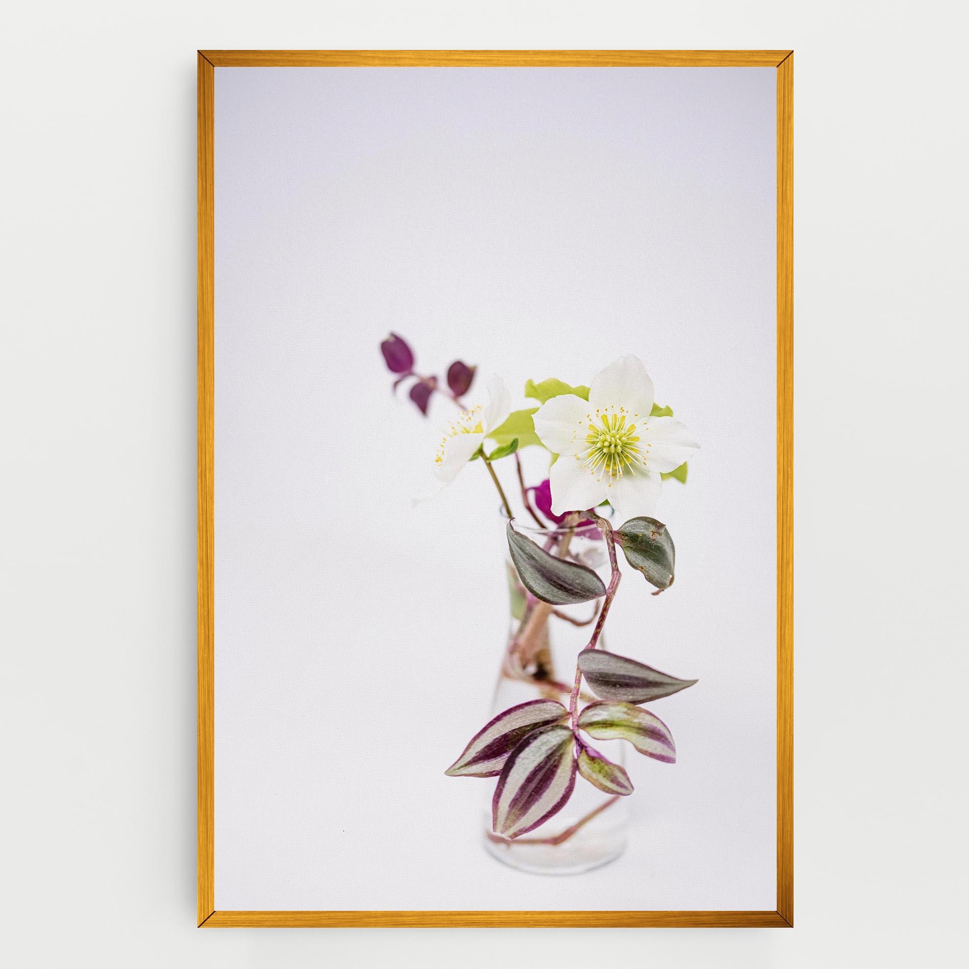 Leinwandbild Pretty Leaf Vase mockup 0