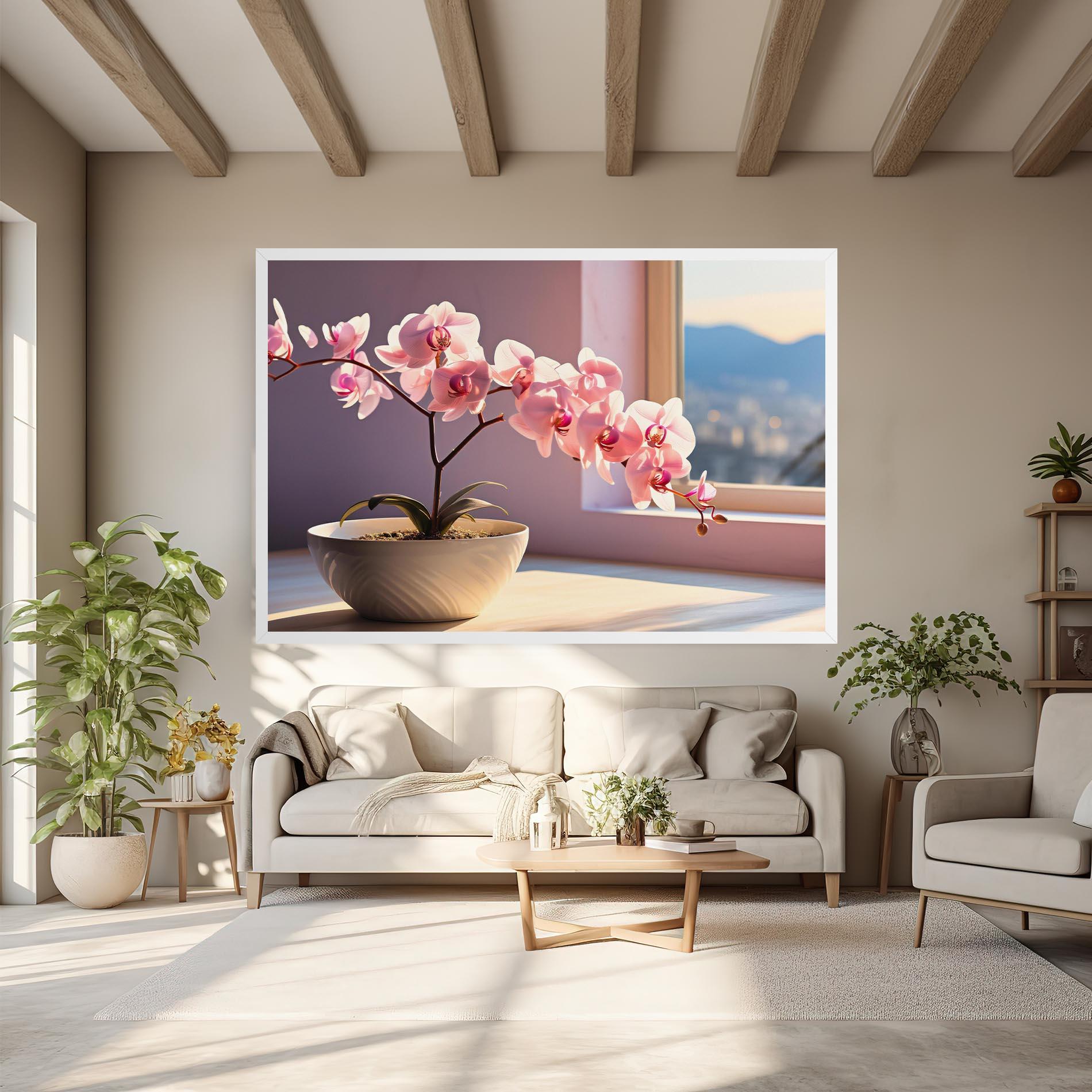 Leinwandbild Window Vase mockup 6