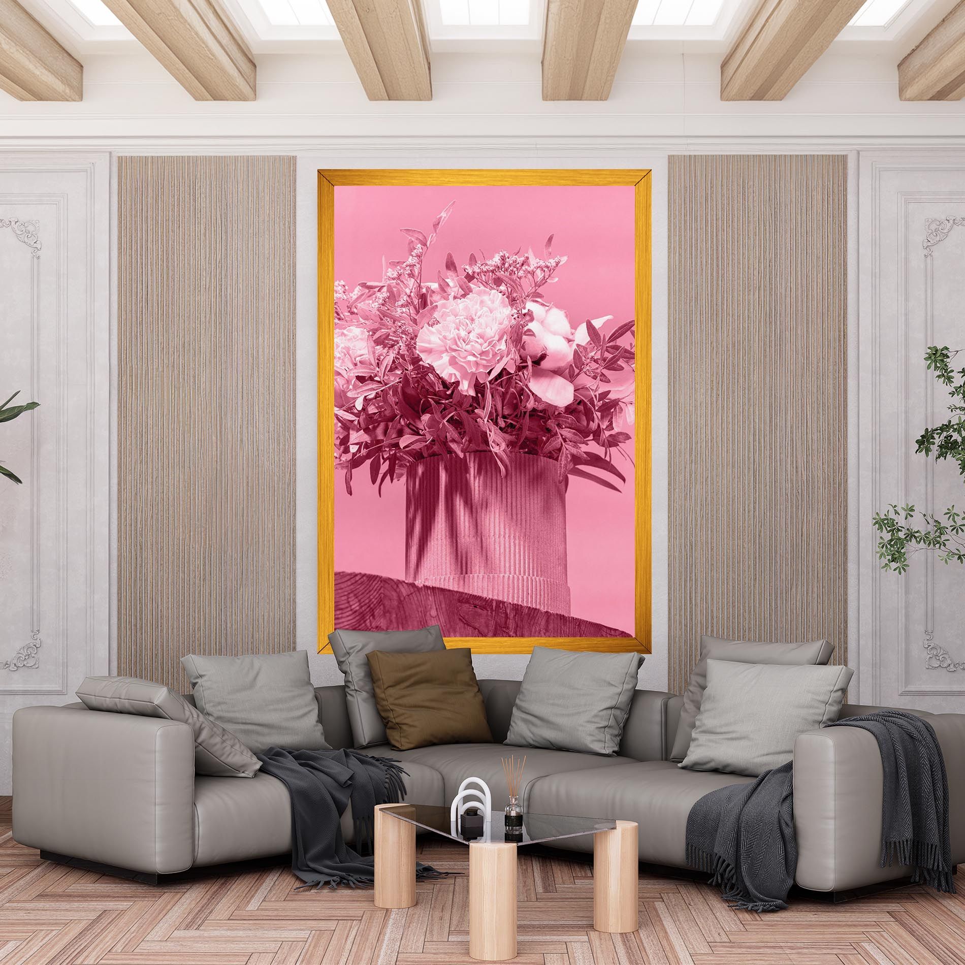 Pink Light Vase mockup 6