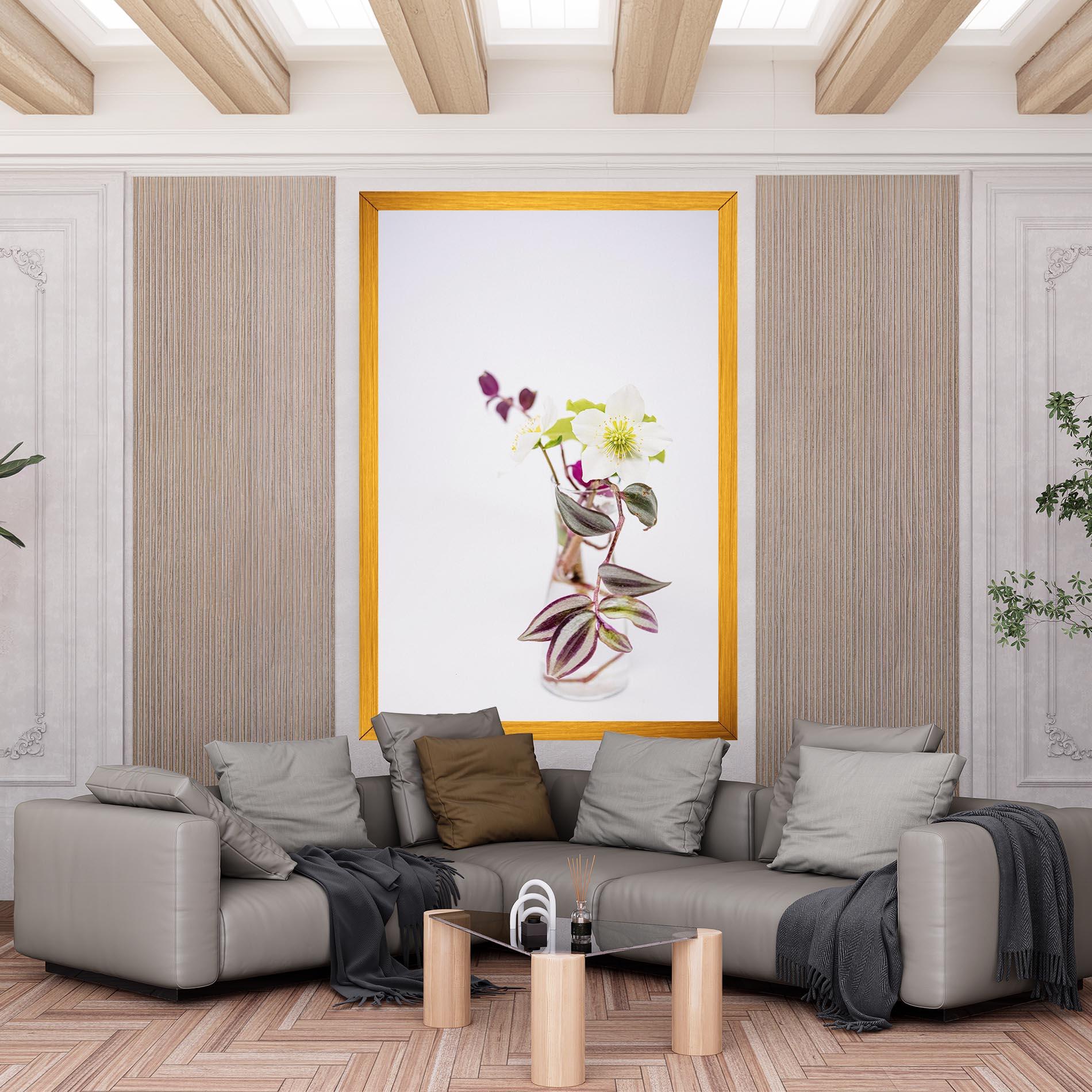 Leinwandbild Pretty Leaf Vase mockup 6