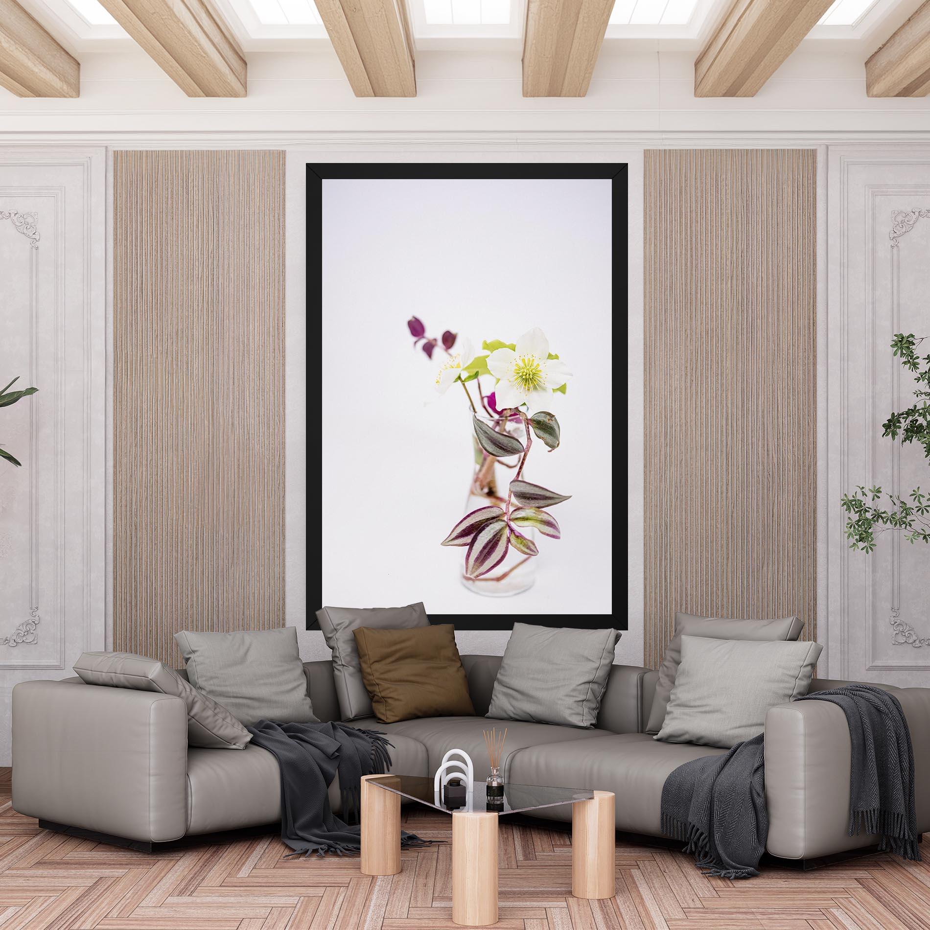 Leinwandbild Pretty Leaf Vase mockup 6