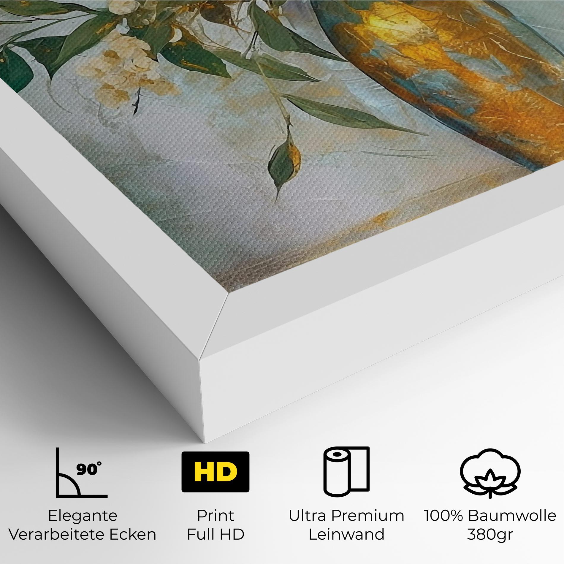 Leinwandbild Abstract Vase Art mockup 4