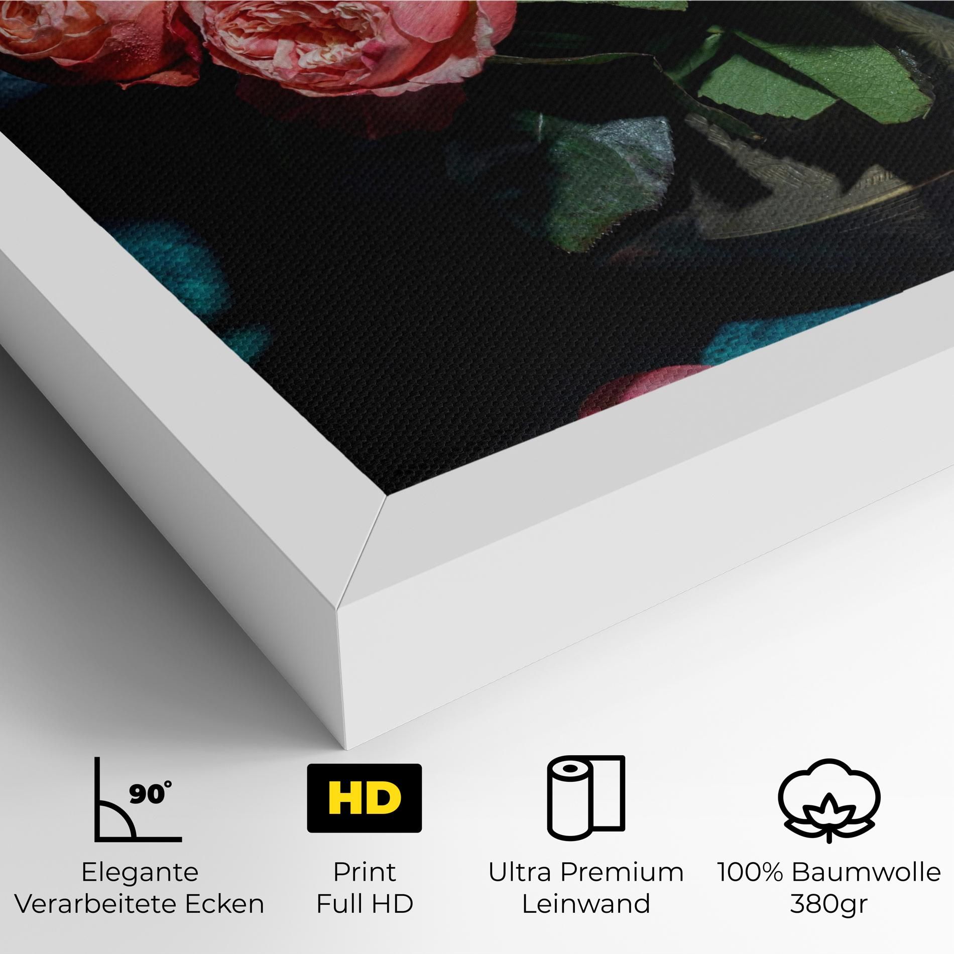 Bouquet Roses Vase mockup 4