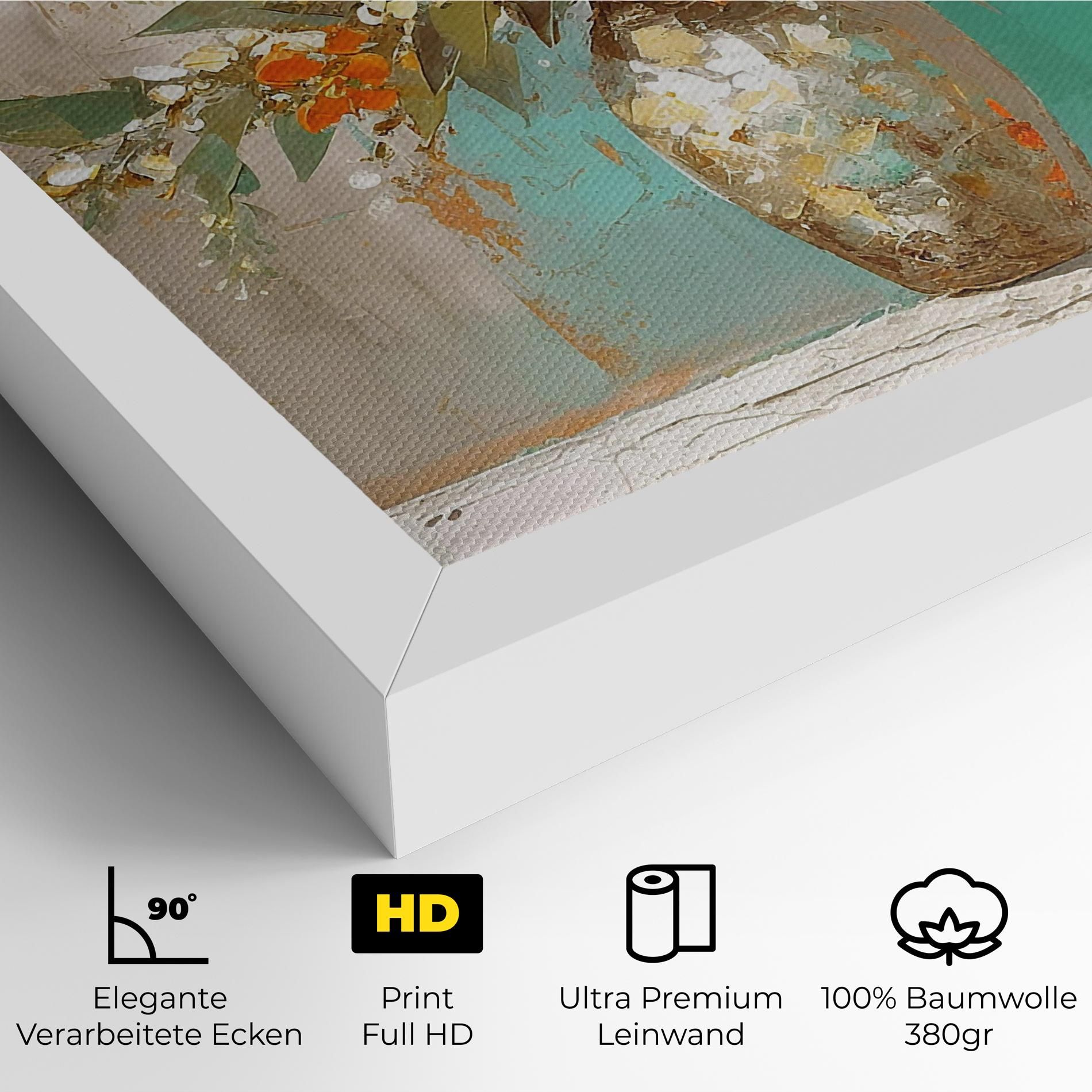 Grey Vase Orange mockup 4