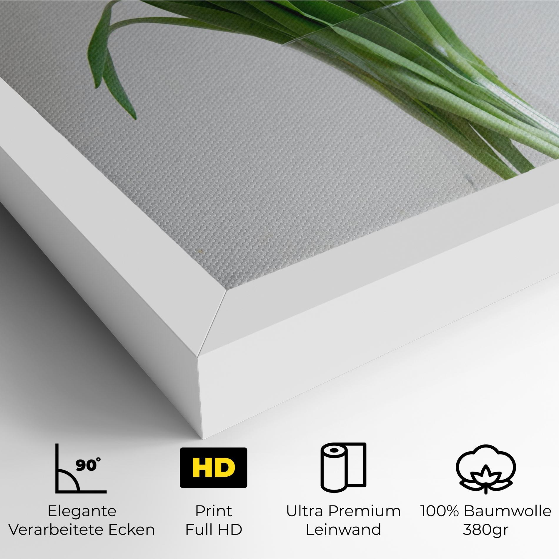 Leinwandbild Pretty Tulips Vase mockup 4