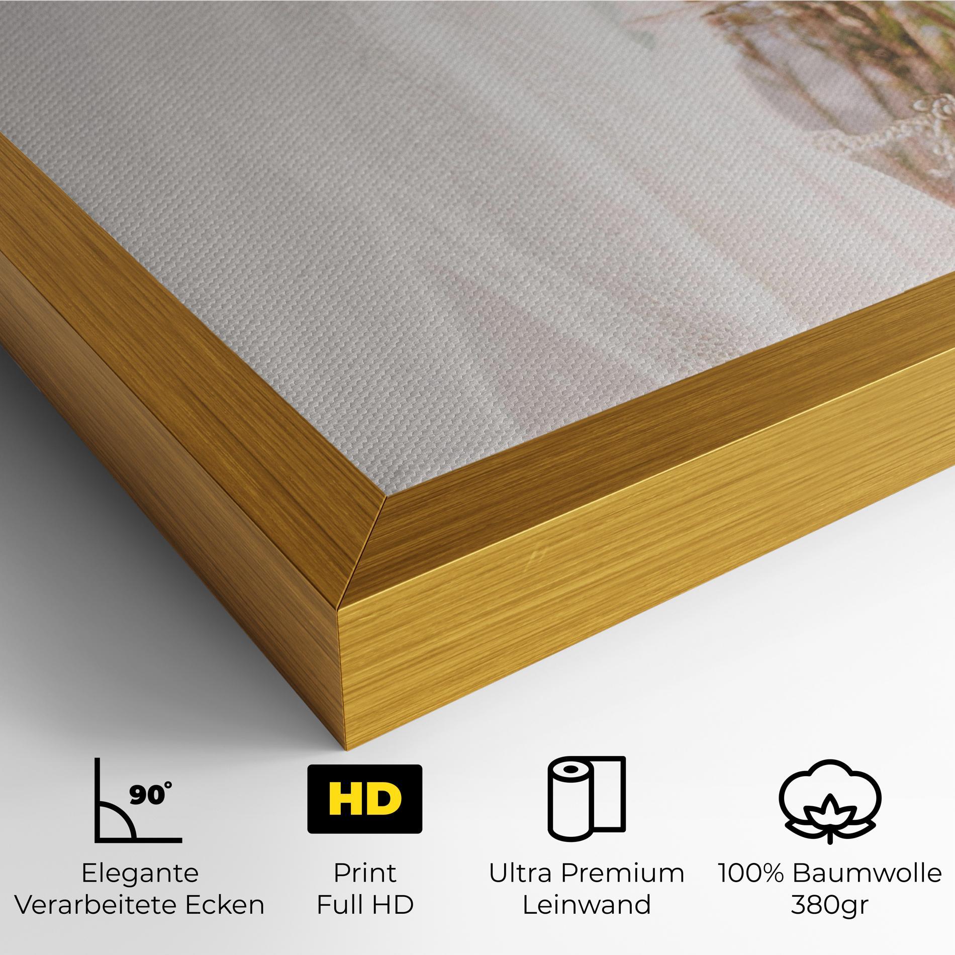 Leinwandbild Field Flowers Vase mockup 4