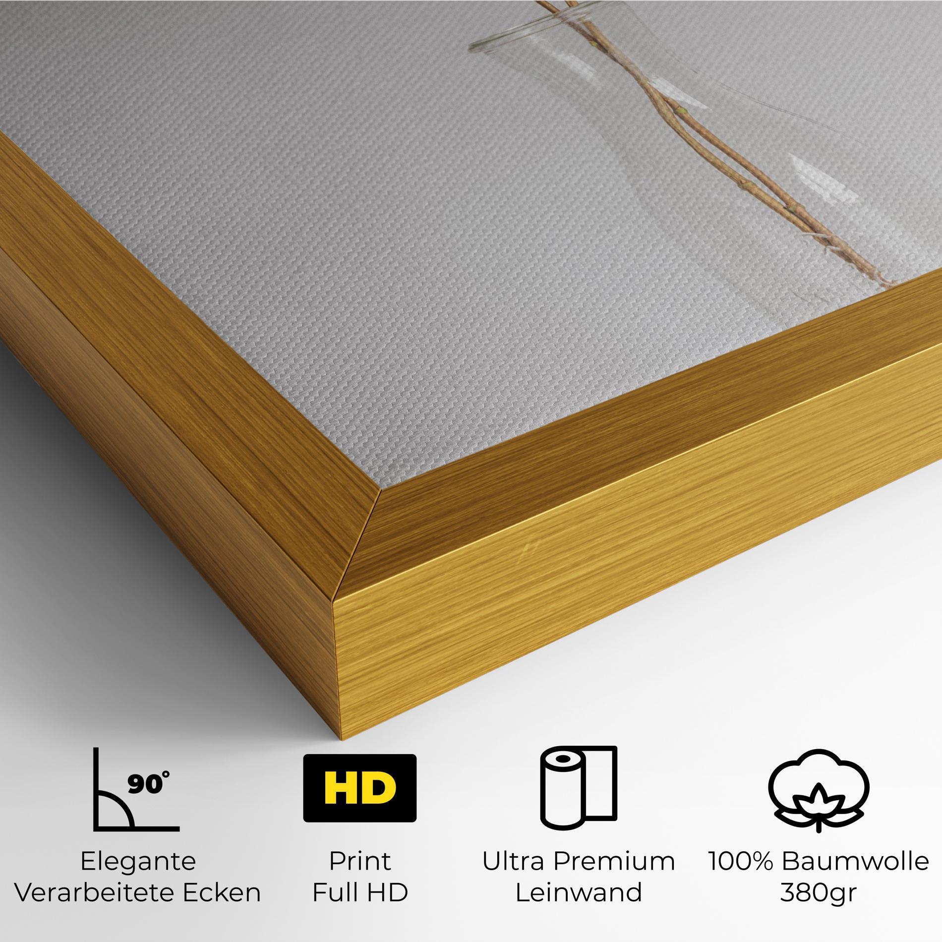 Leinwandbild Pretty Flower Vase mockup 4