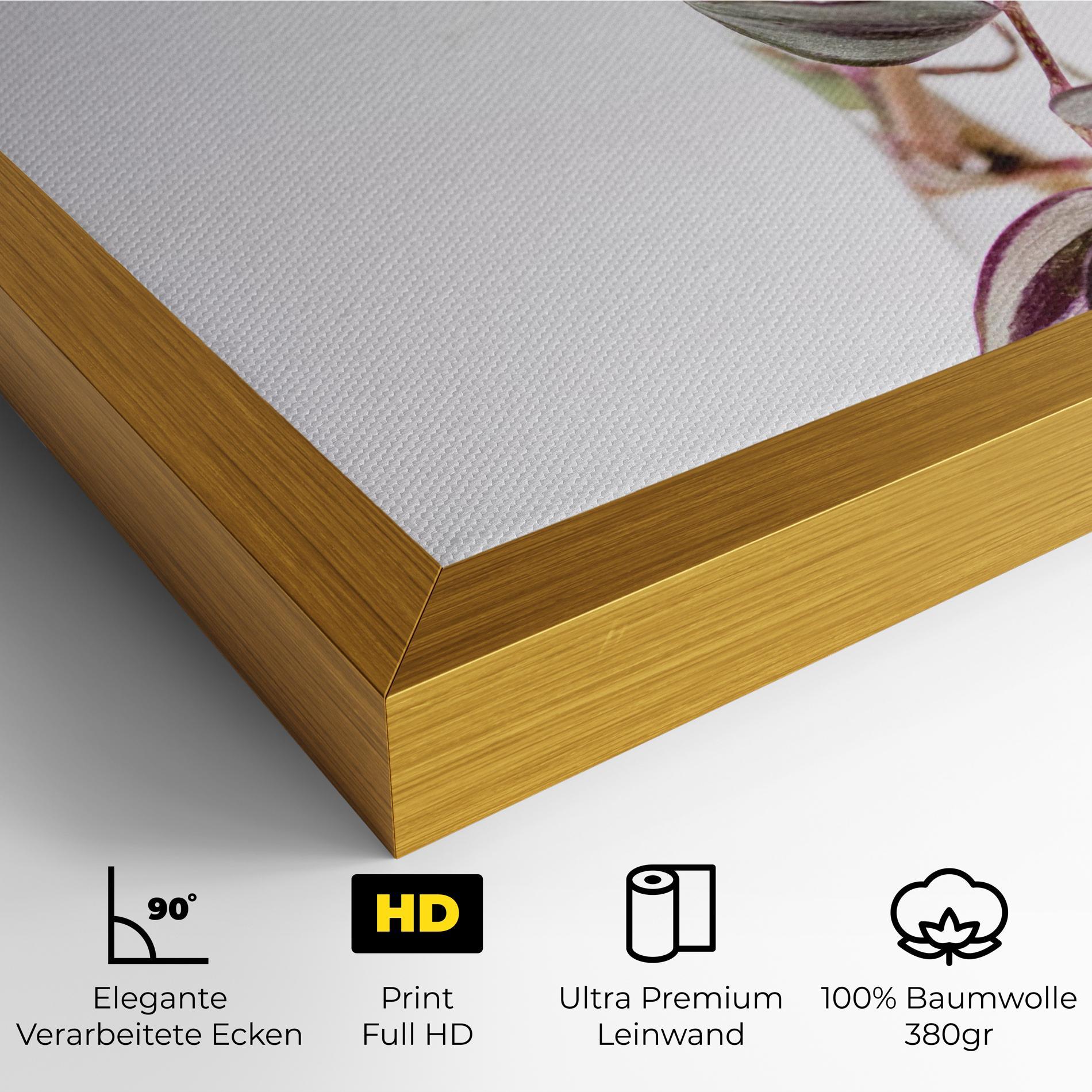 Leinwandbild Pretty Leaf Vase mockup 4