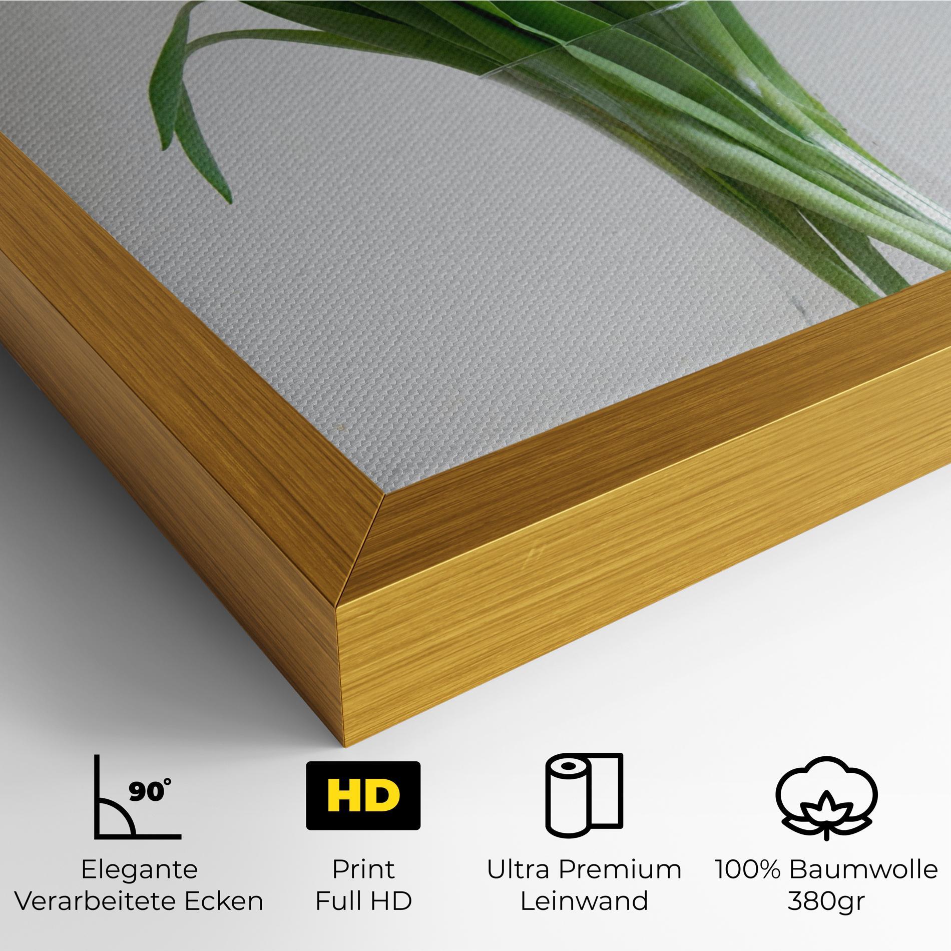 Leinwandbild Pretty Tulips Vase mockup 4