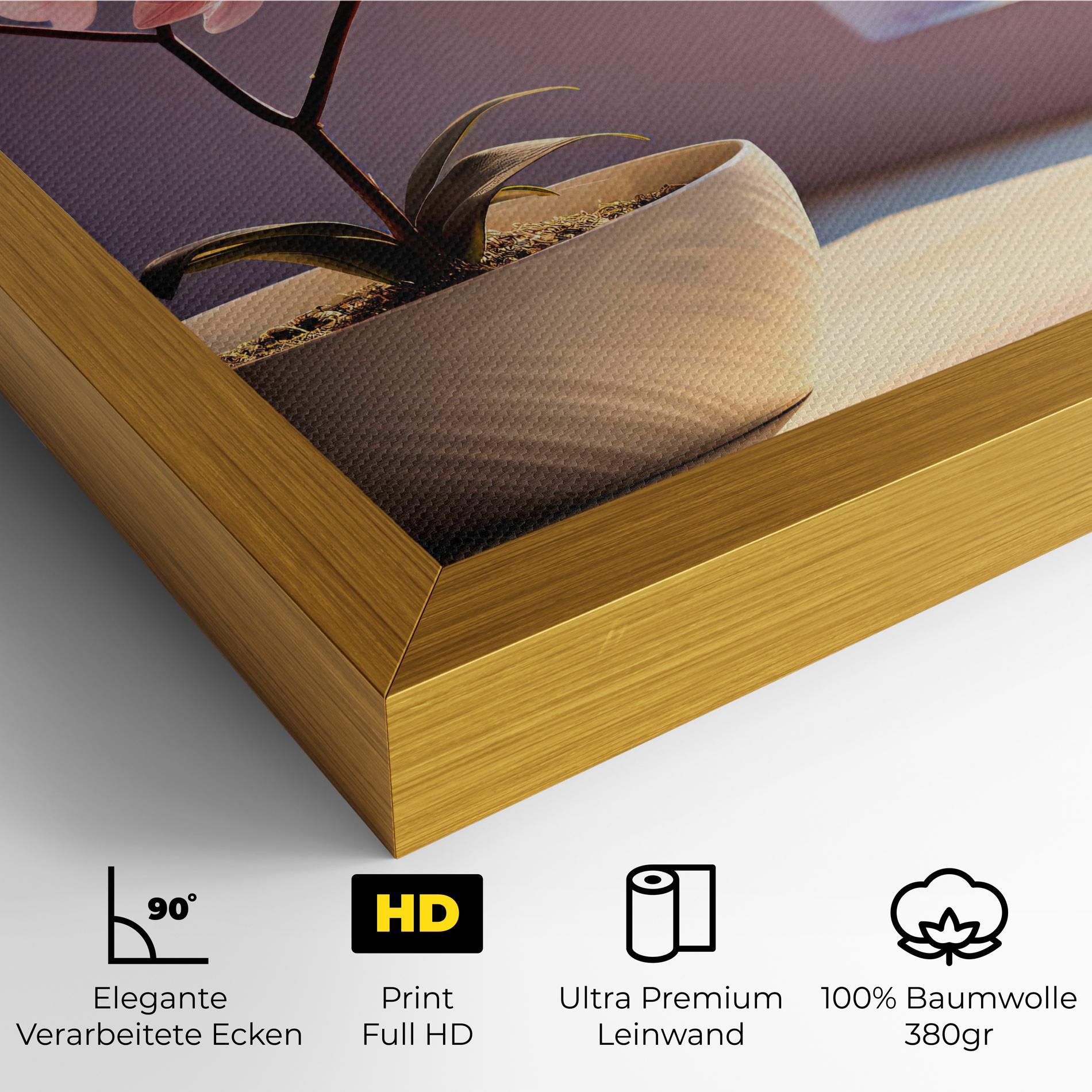 Leinwandbild Window Vase mockup 4