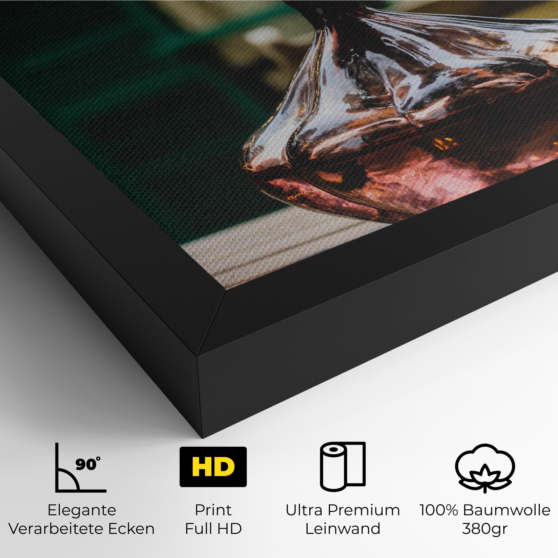 Leinwandbild Pink Vase Flower mockup 4