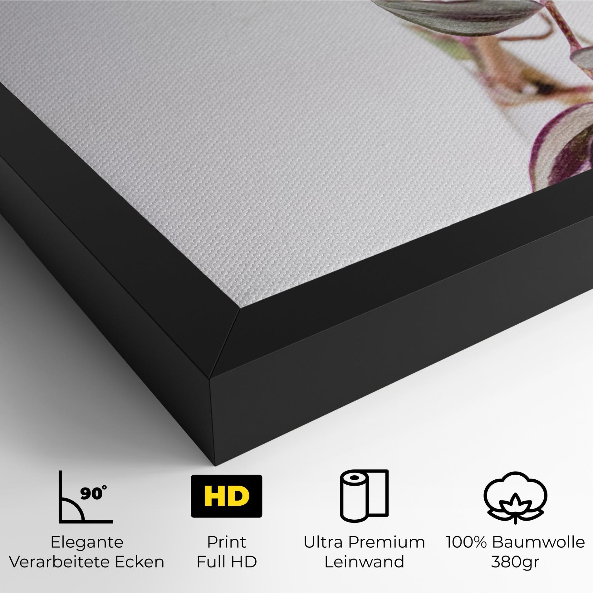 Leinwandbild Pretty Leaf Vase mockup 4