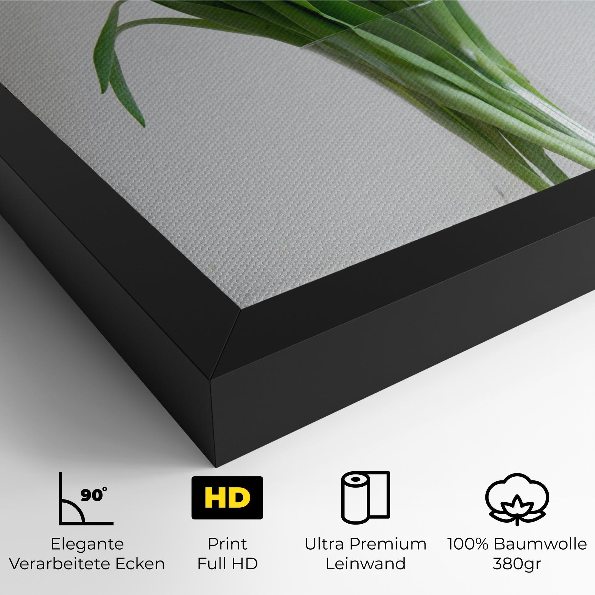 Leinwandbild Pretty Tulips Vase mockup 4