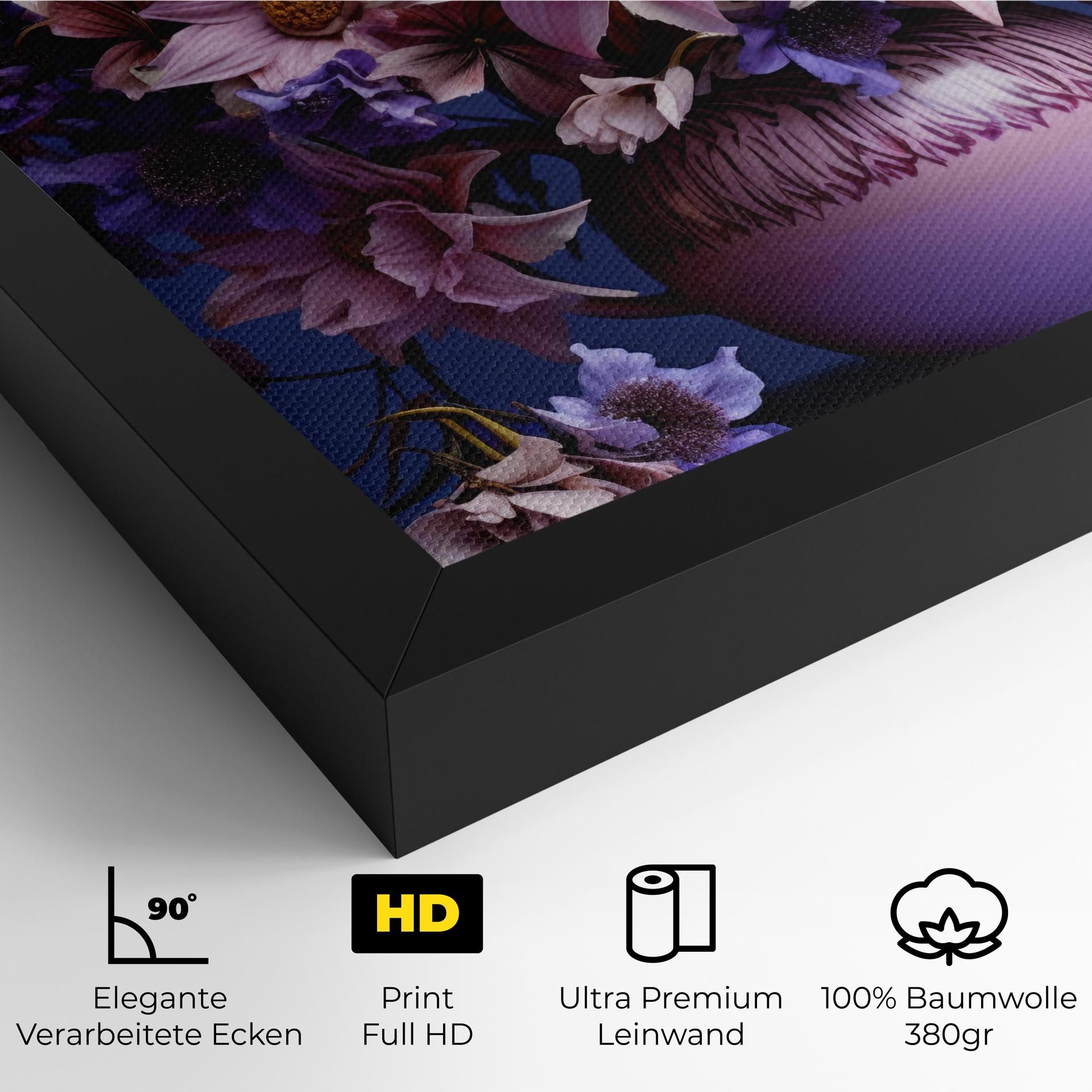 Purple Vase Flowers mockup 4