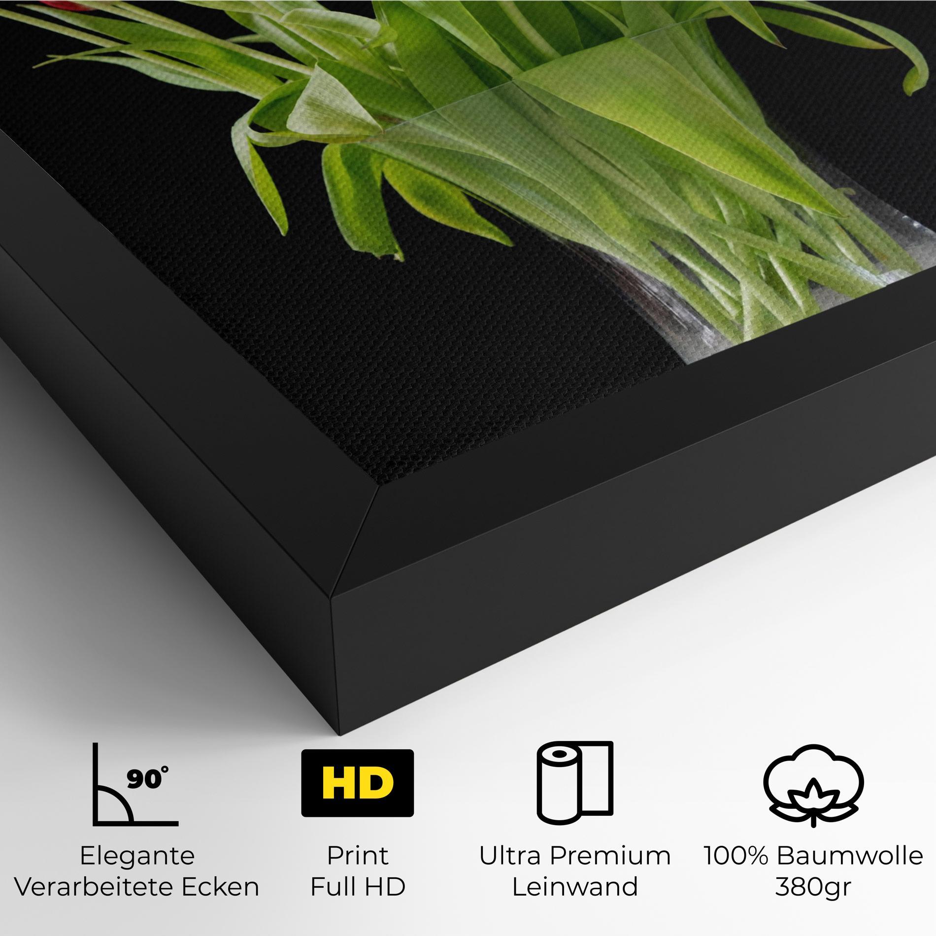 Leinwandbild Tiny Tulips Vase mockup 4