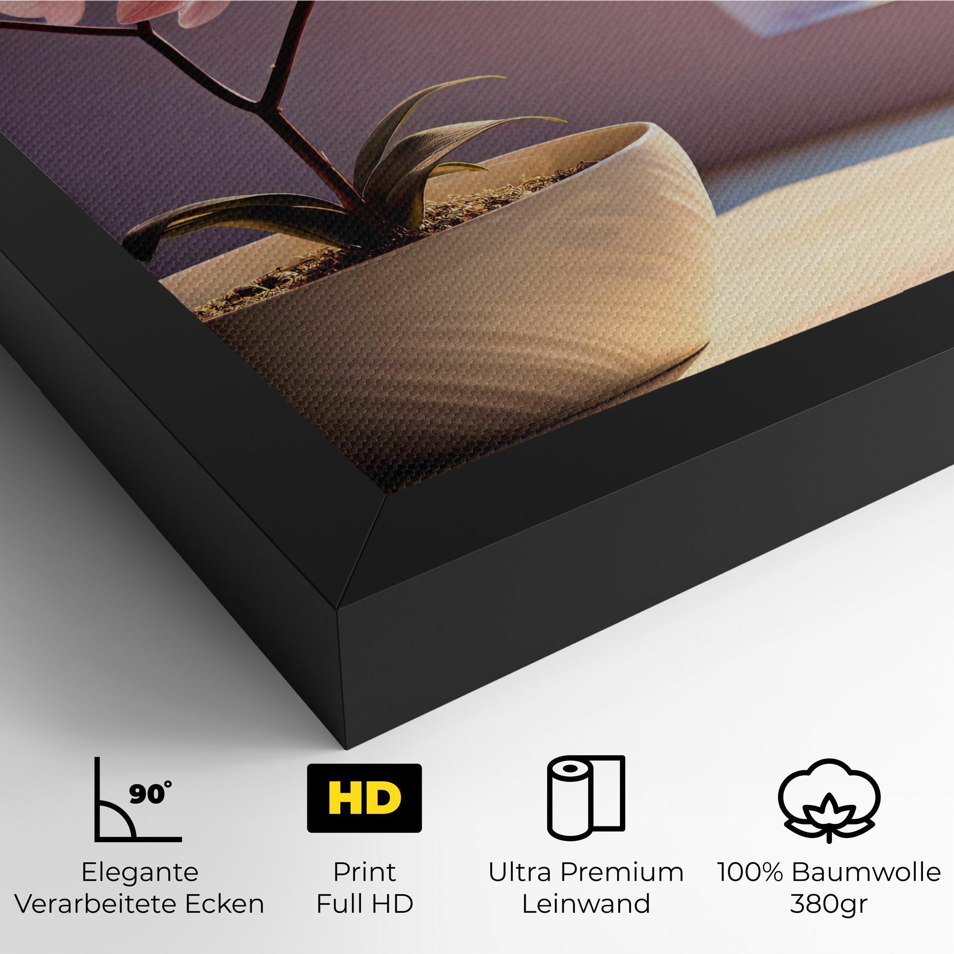 Leinwandbild Window Vase mockup 4